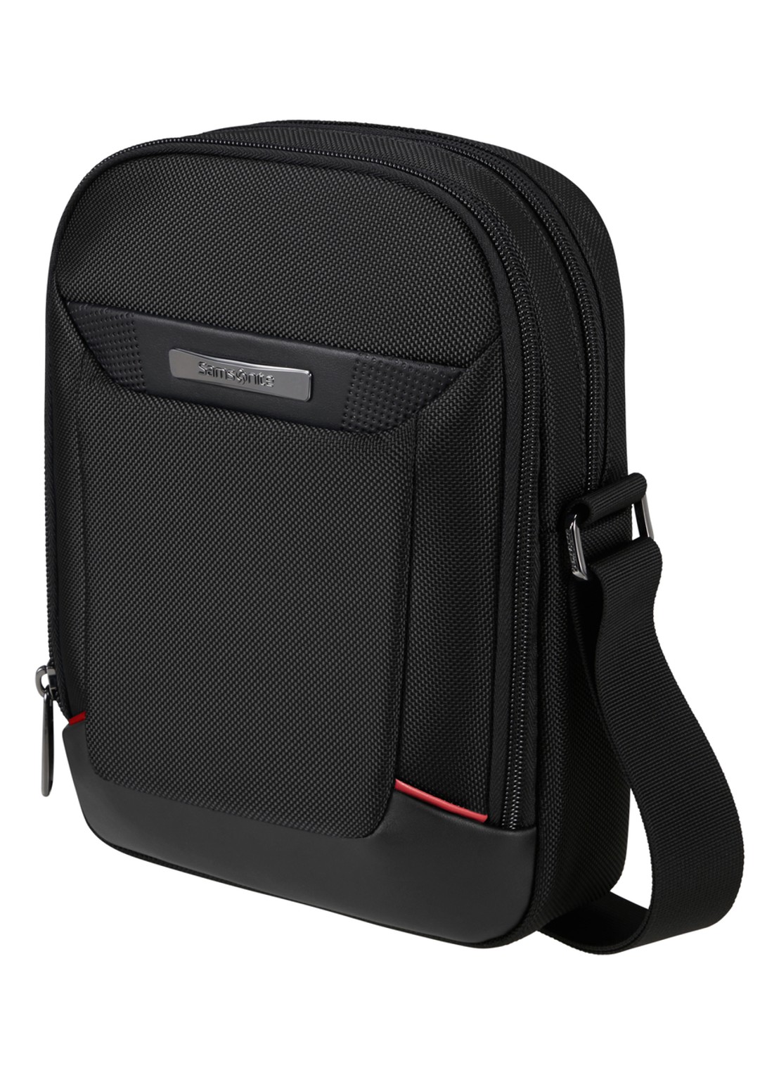 Samsonite Crossbodytas met logo  - voorkant 2 zwart