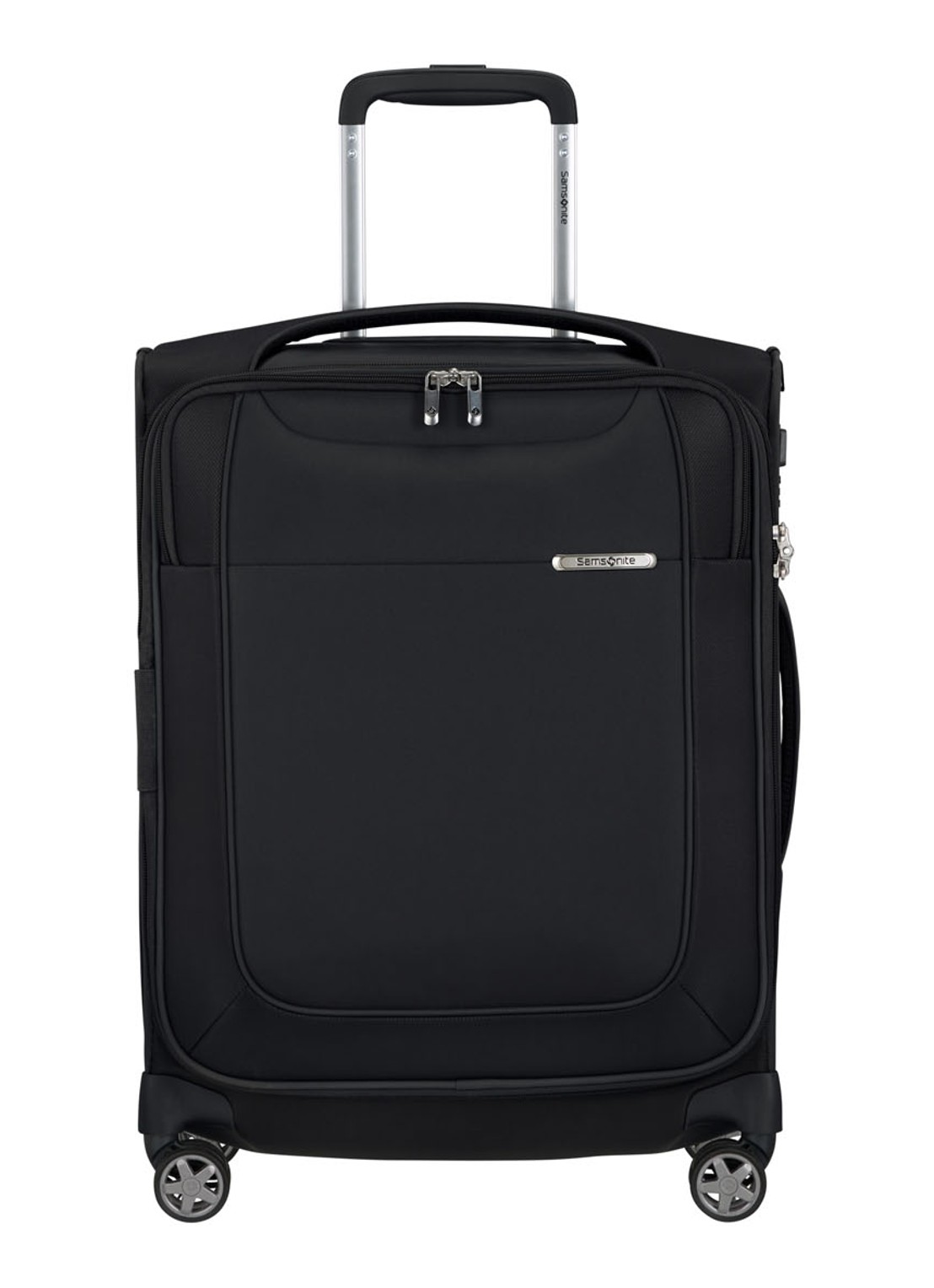 Samsonite D'Lite spinner 55 cm - voorkant 5 zwart