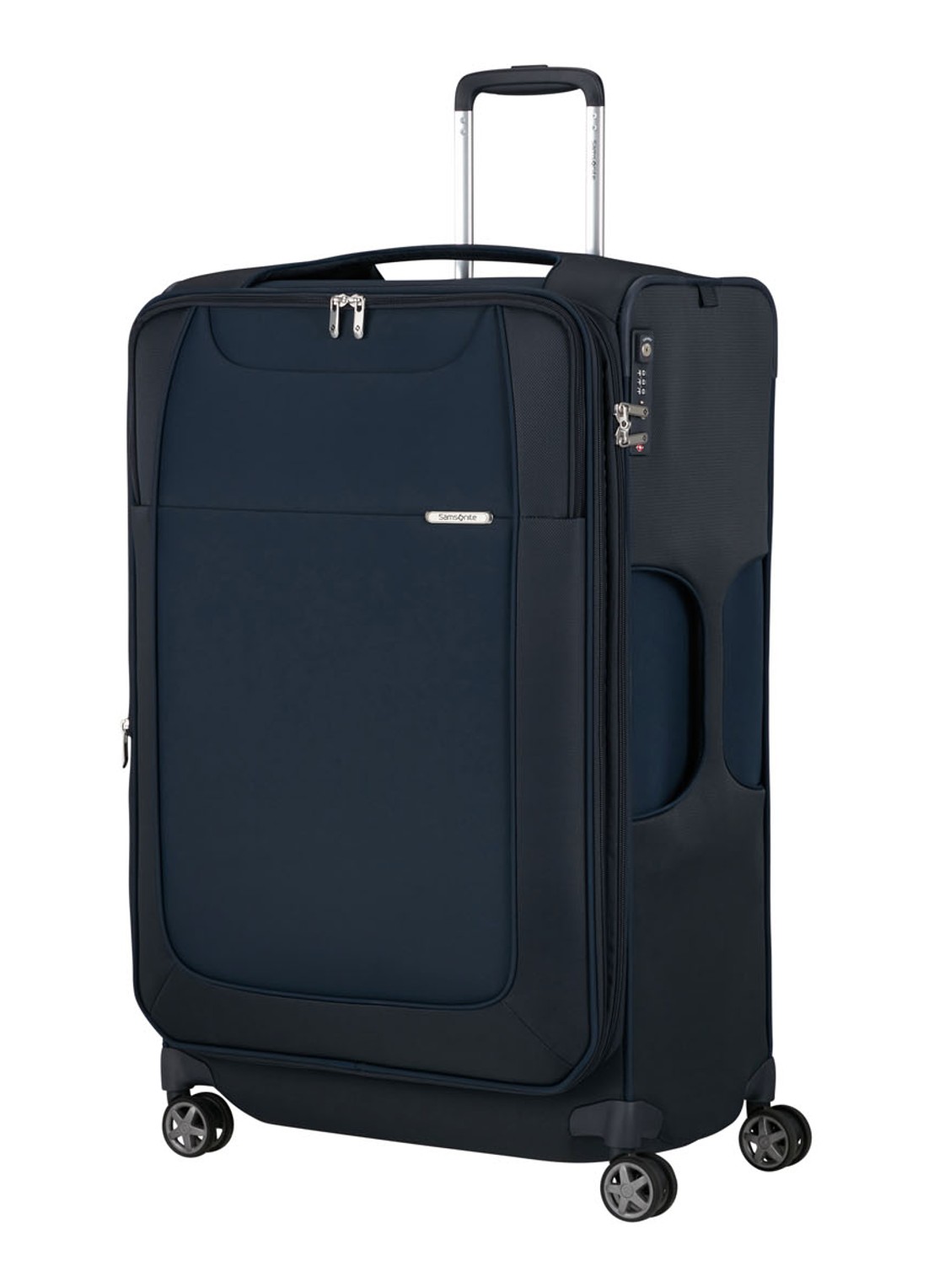 Samsonite D'Lite spinner 78 cm - voorkant 6 donkerblauw