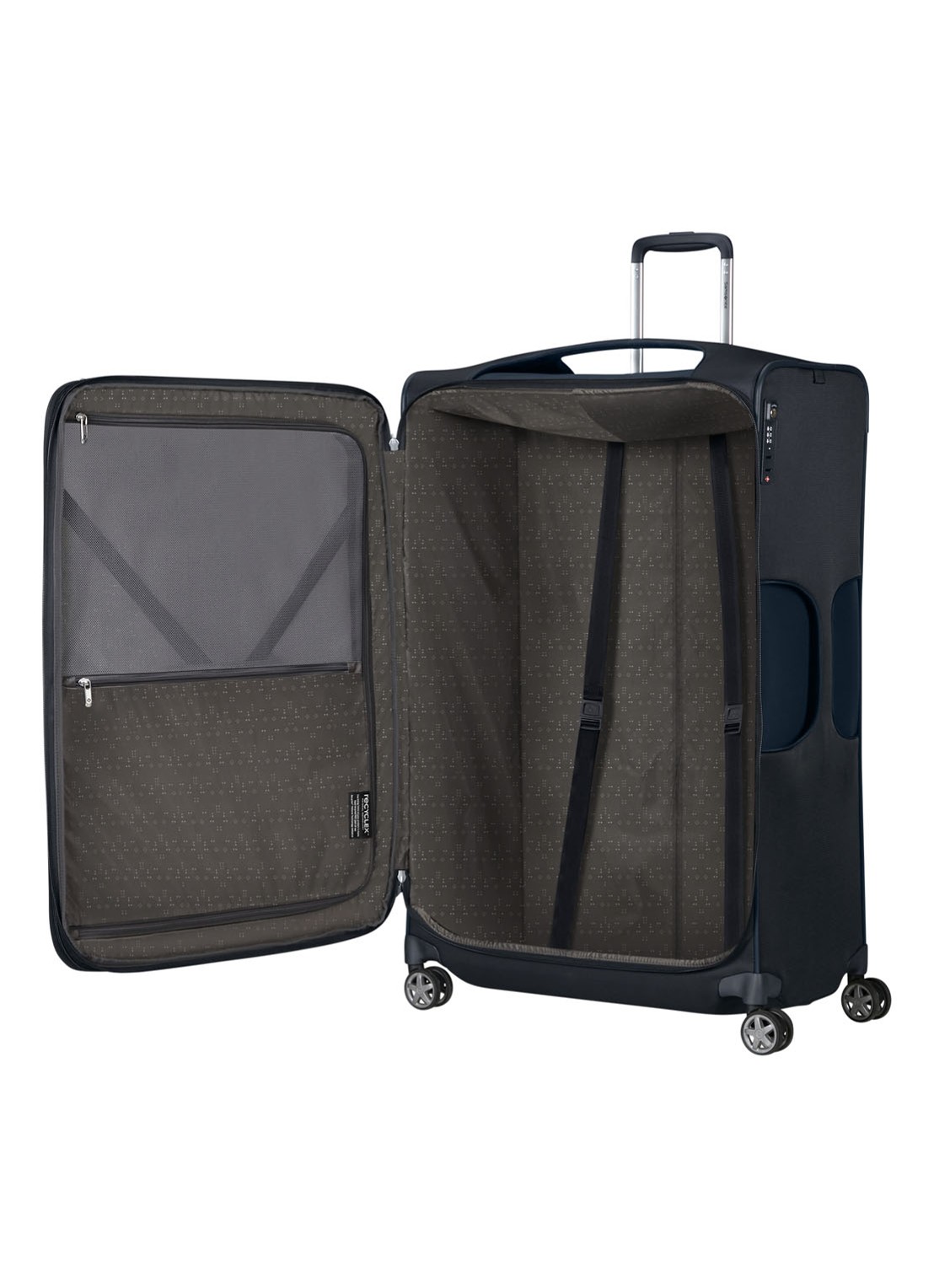 Samsonite D'Lite spinner 83 cm - voorkant 2 donkerblauw