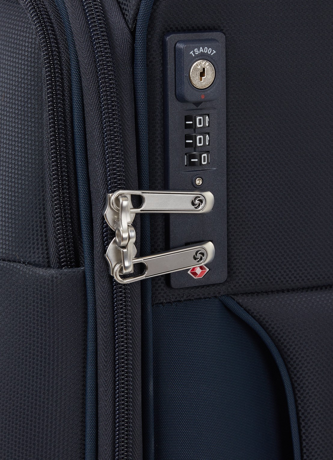 Samsonite D'Lite uitbreidbare spinner 55 cm - detail 5 donkerblauw