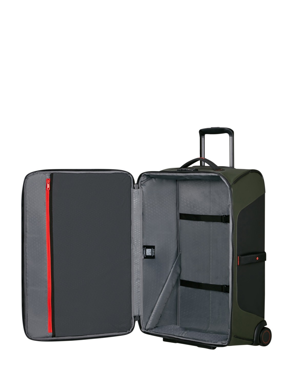 Samsonite diver duffle trolley 67 cm - voorkant 2 climbing ivy