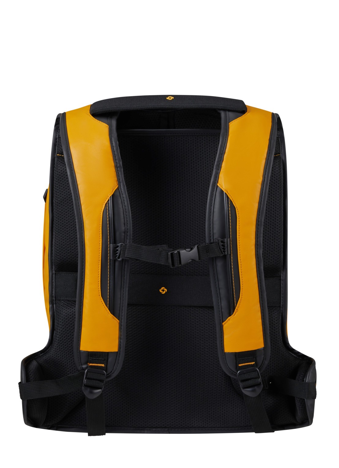 Samsonite diver L rugzak met 17,3 inch laptopvak - achterkant geel