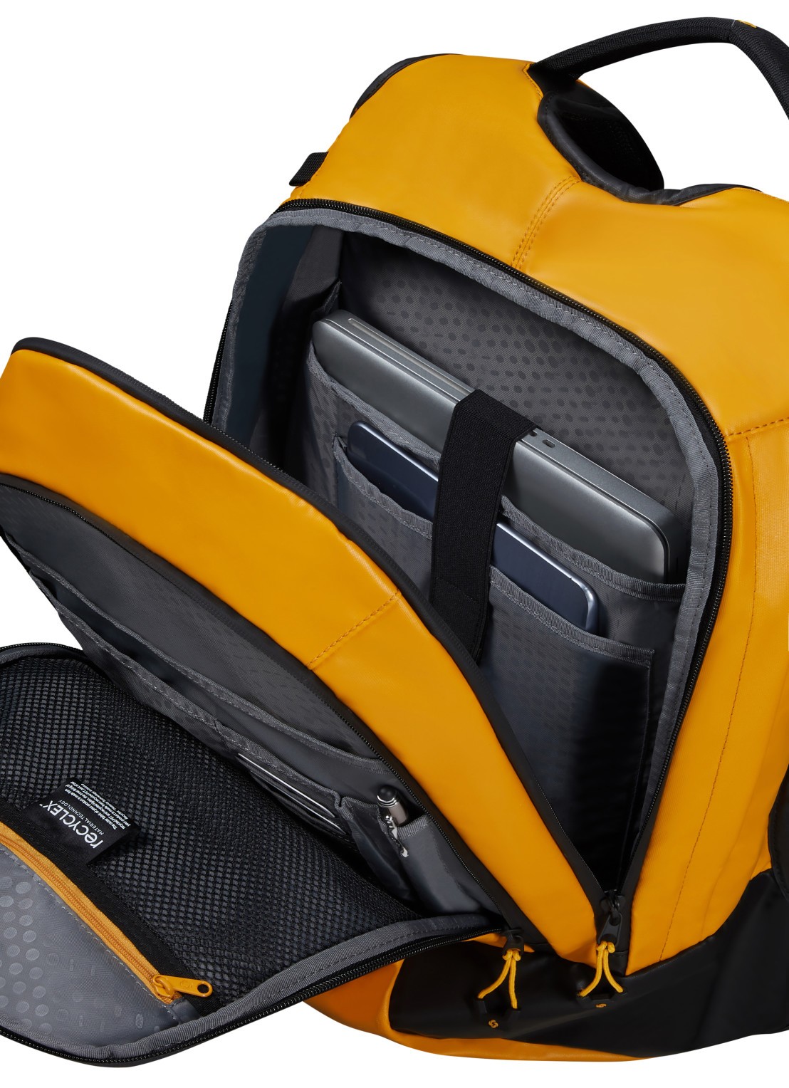 Samsonite diver L rugzak met 17,3 inch laptopvak - detail 4 geel