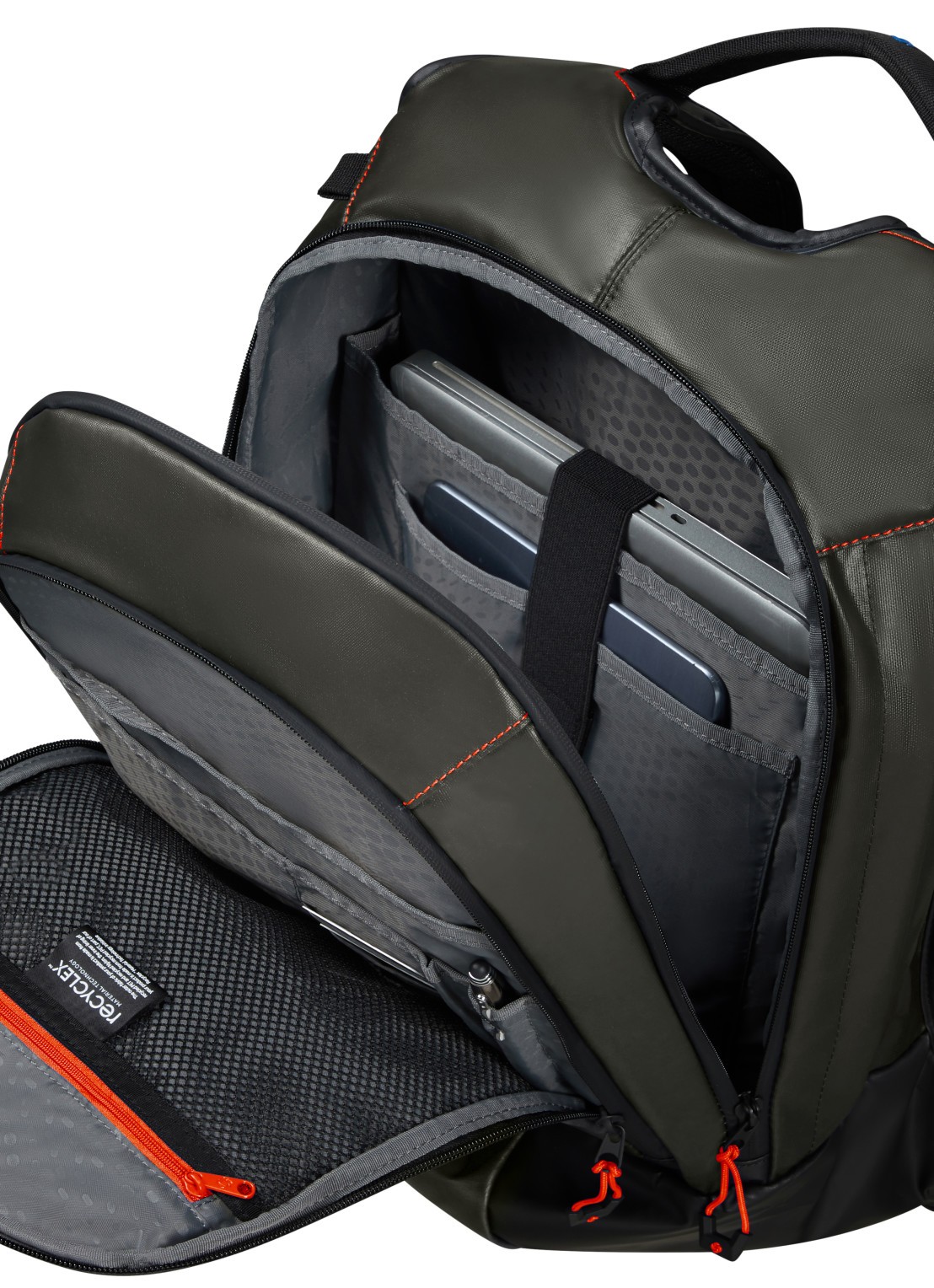 Samsonite diver L rugzak met 17,3 inch laptopvak - detail 4 groen