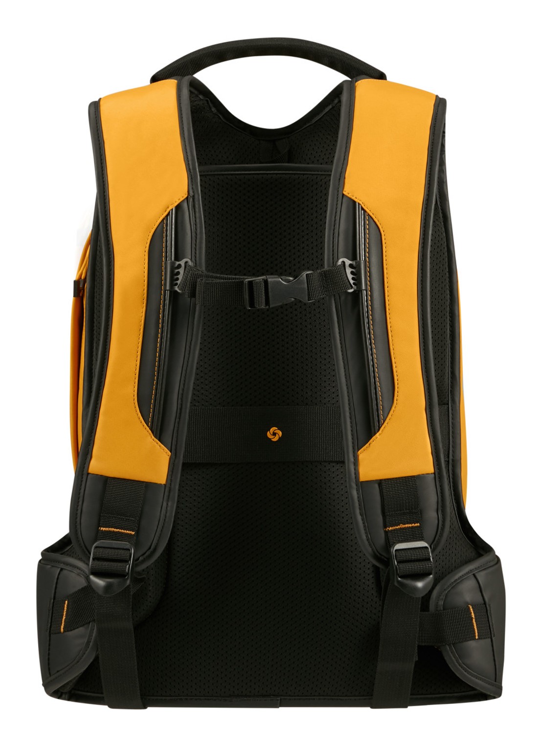 Samsonite diver M rugzak met 15 inch laptopvak - achterkant 3 geel
