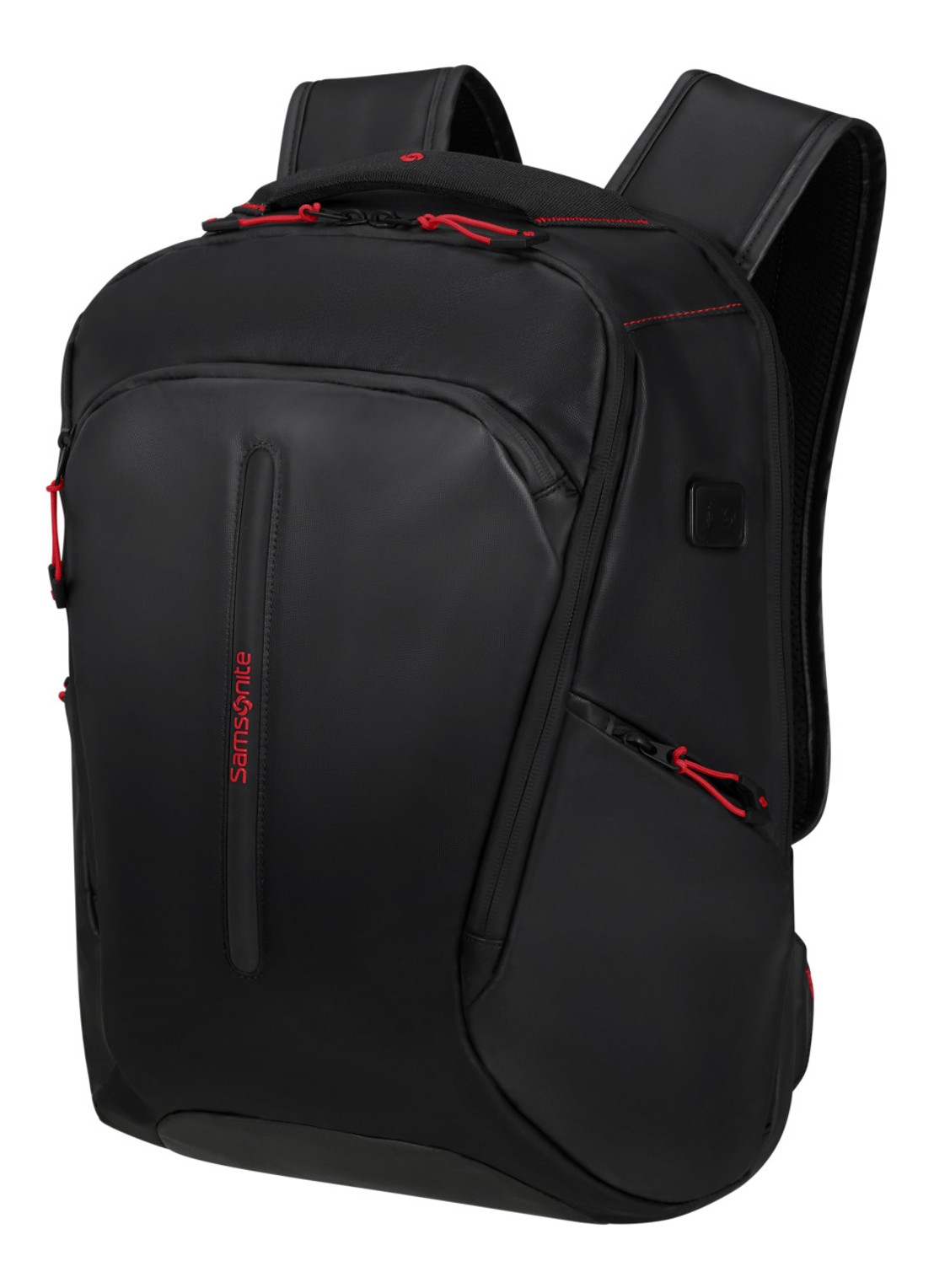 Samsonite diver M rugzak met USB poort en 15 inch laptopvak - voorkant 2 zwart