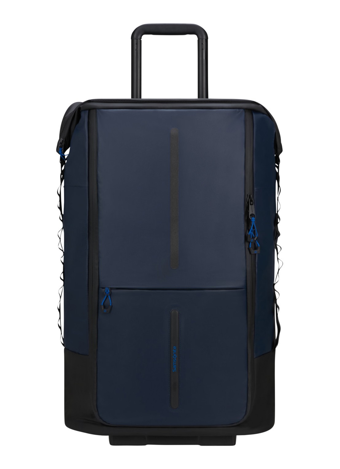 Samsonite diver opvouwbare trolley 82 cm - voorkant donkerblauw