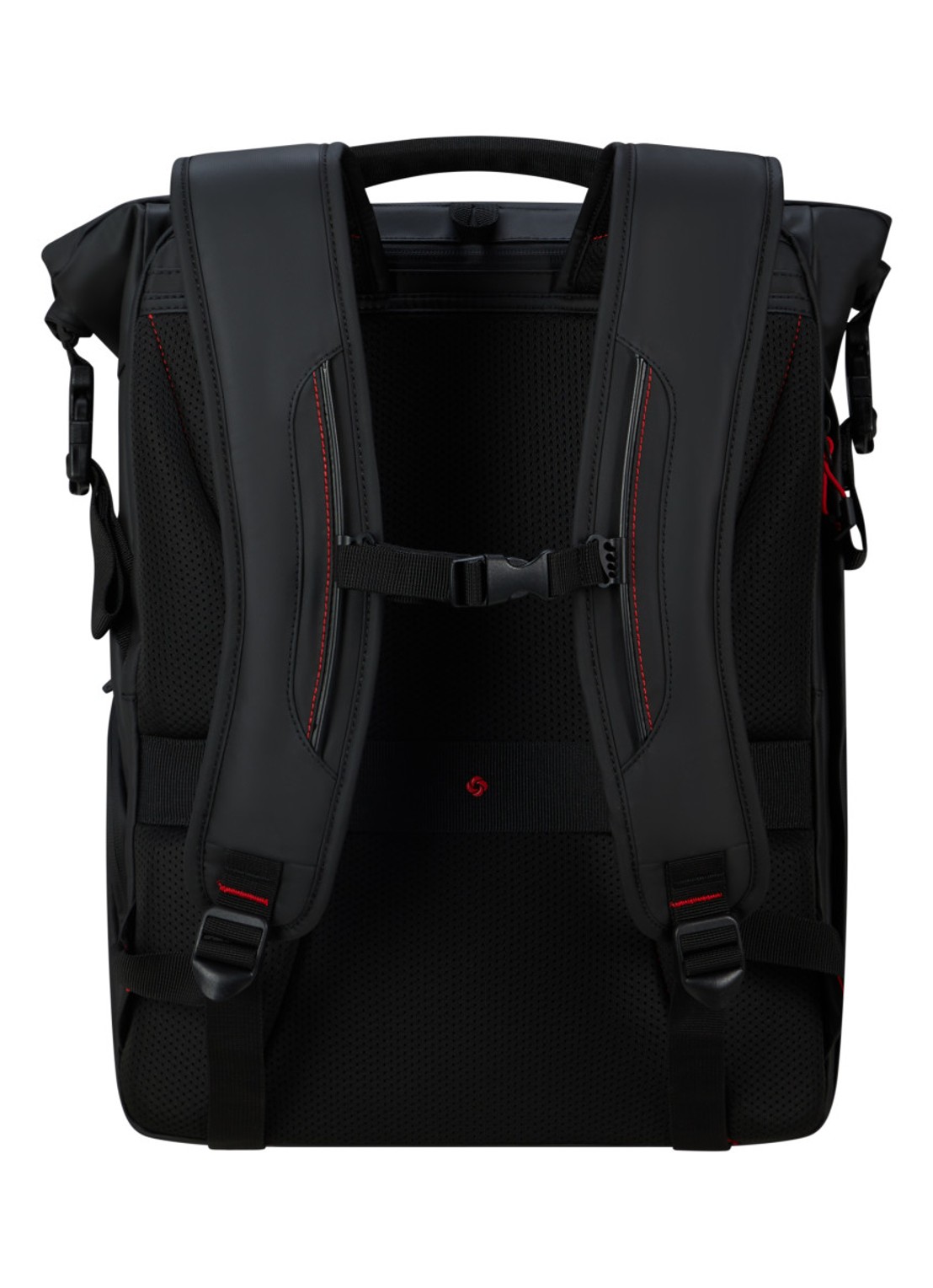 Samsonite diver Rolltop rugzak L met 17 inch laptopvak - achterkant 2 zwart