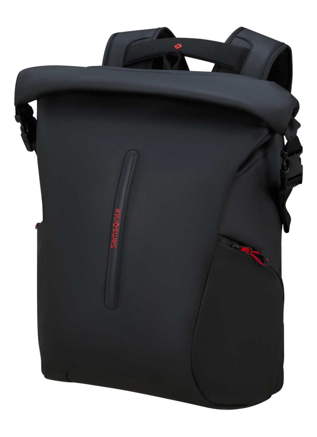 Samsonite diver Rolltop rugzak L met 17 inch laptopvak - detail zwart