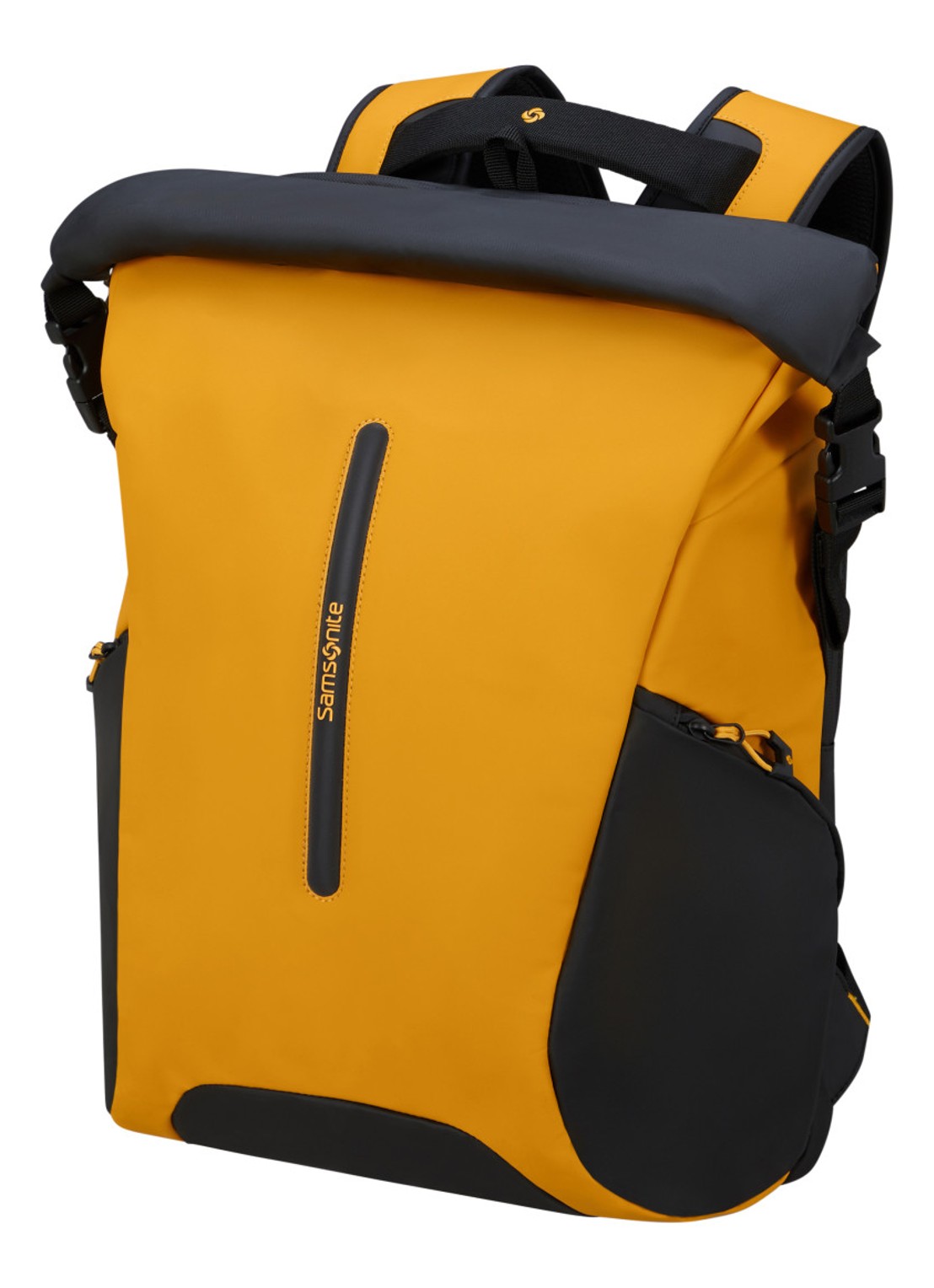 Samsonite diver Rolltop rugzak L met 17 inch laptopvak - detail geel