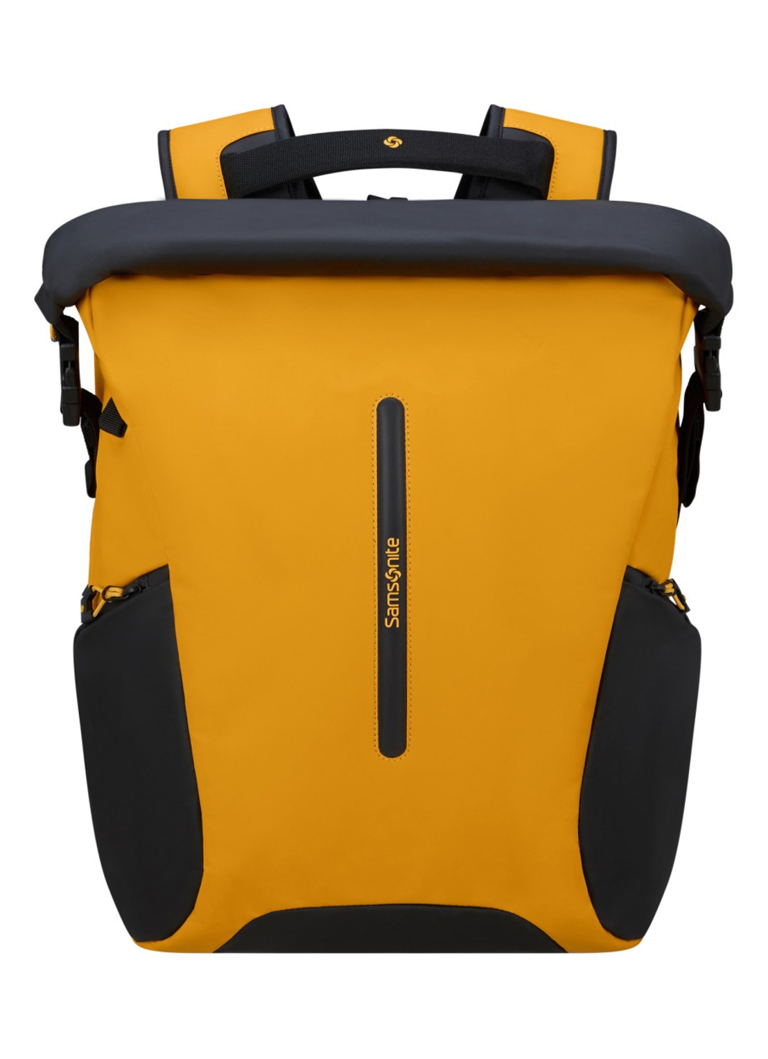Samsonite diver Rolltop rugzak L met 17 inch laptopvak - voorkant 2 geel
