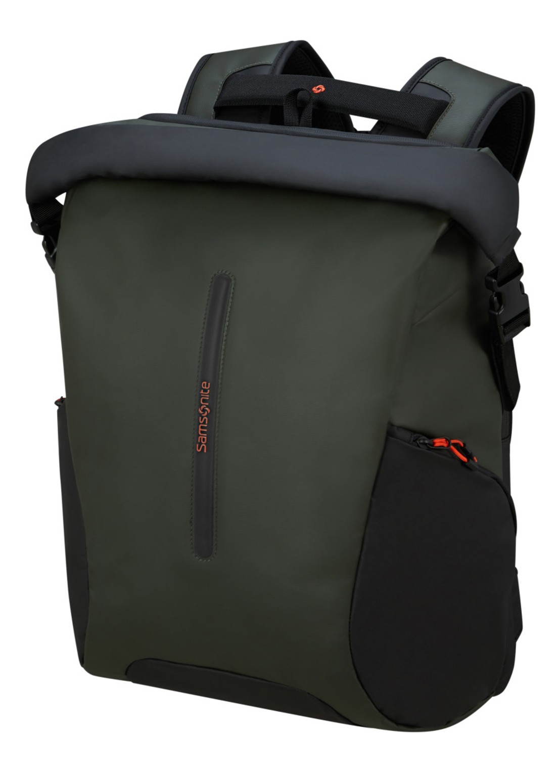 Samsonite diver Rolltop rugzak L met 17 inch laptopvak - detail legergroen