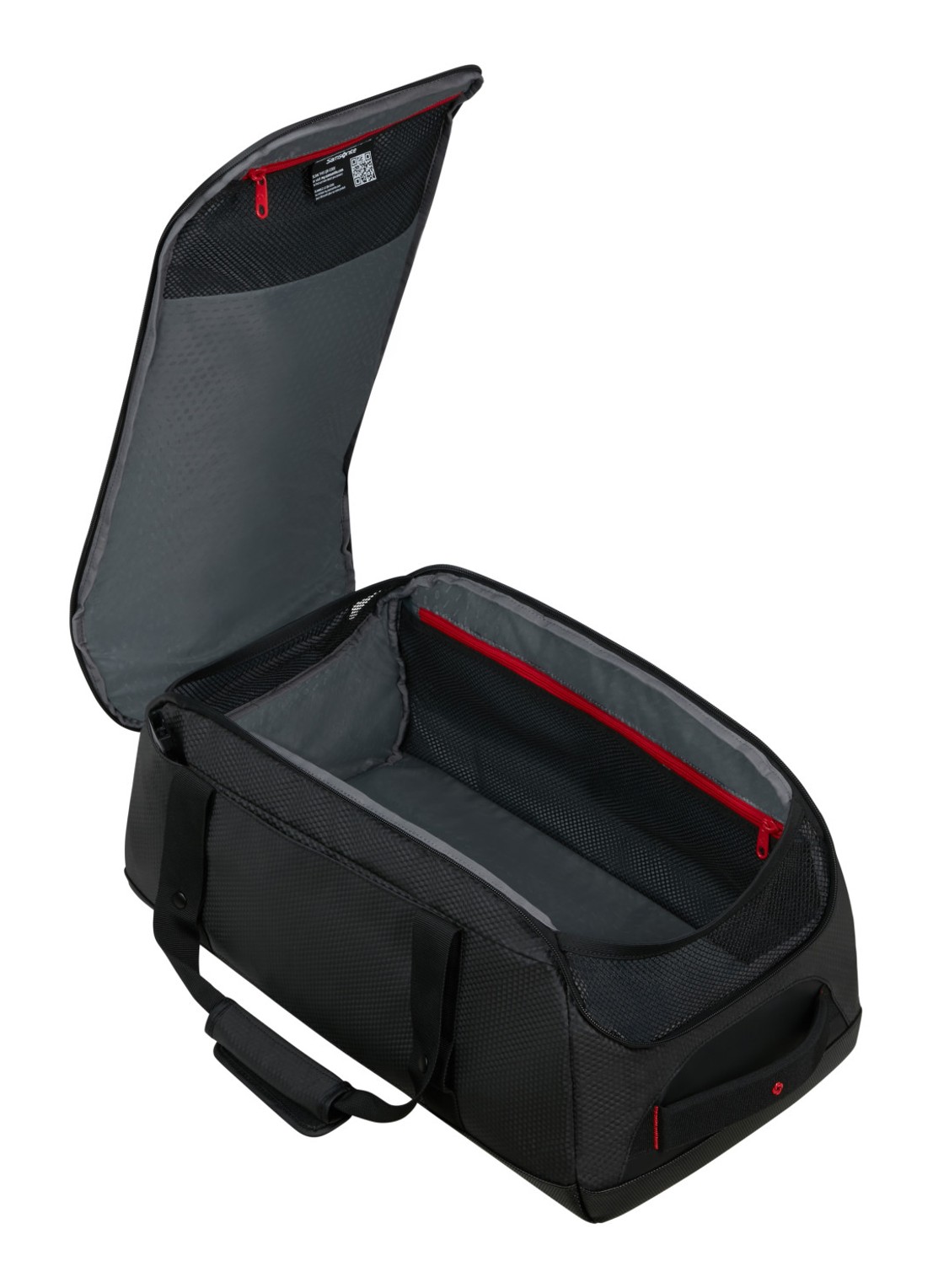 Samsonite diver S weekendtas met afneembare schouderriem - voorkant 2 antraciet