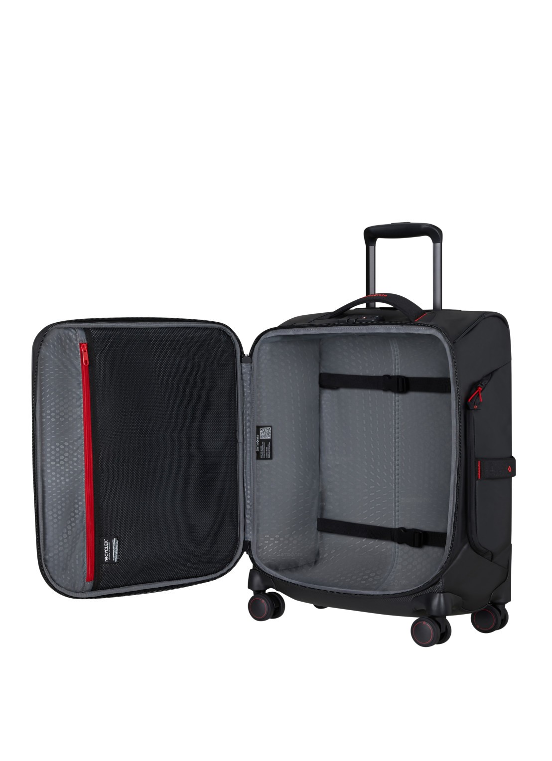 Samsonite diver spinner 55 cm - detail 4 zwart