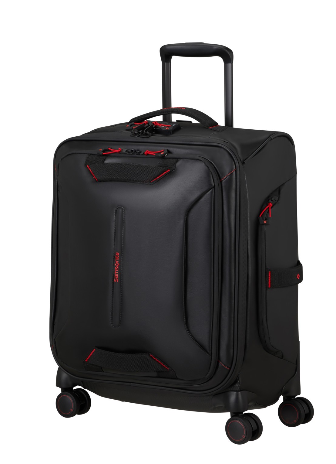 Samsonite diver spinner 55 cm - voorkant 2 zwart
