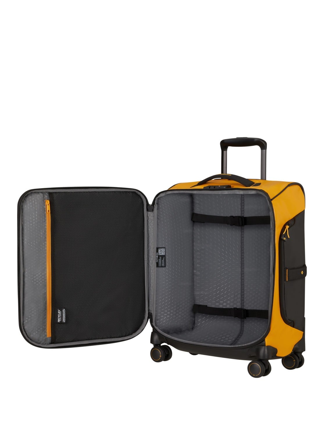 Samsonite diver spinner 55 cm - detail 2 okergeel