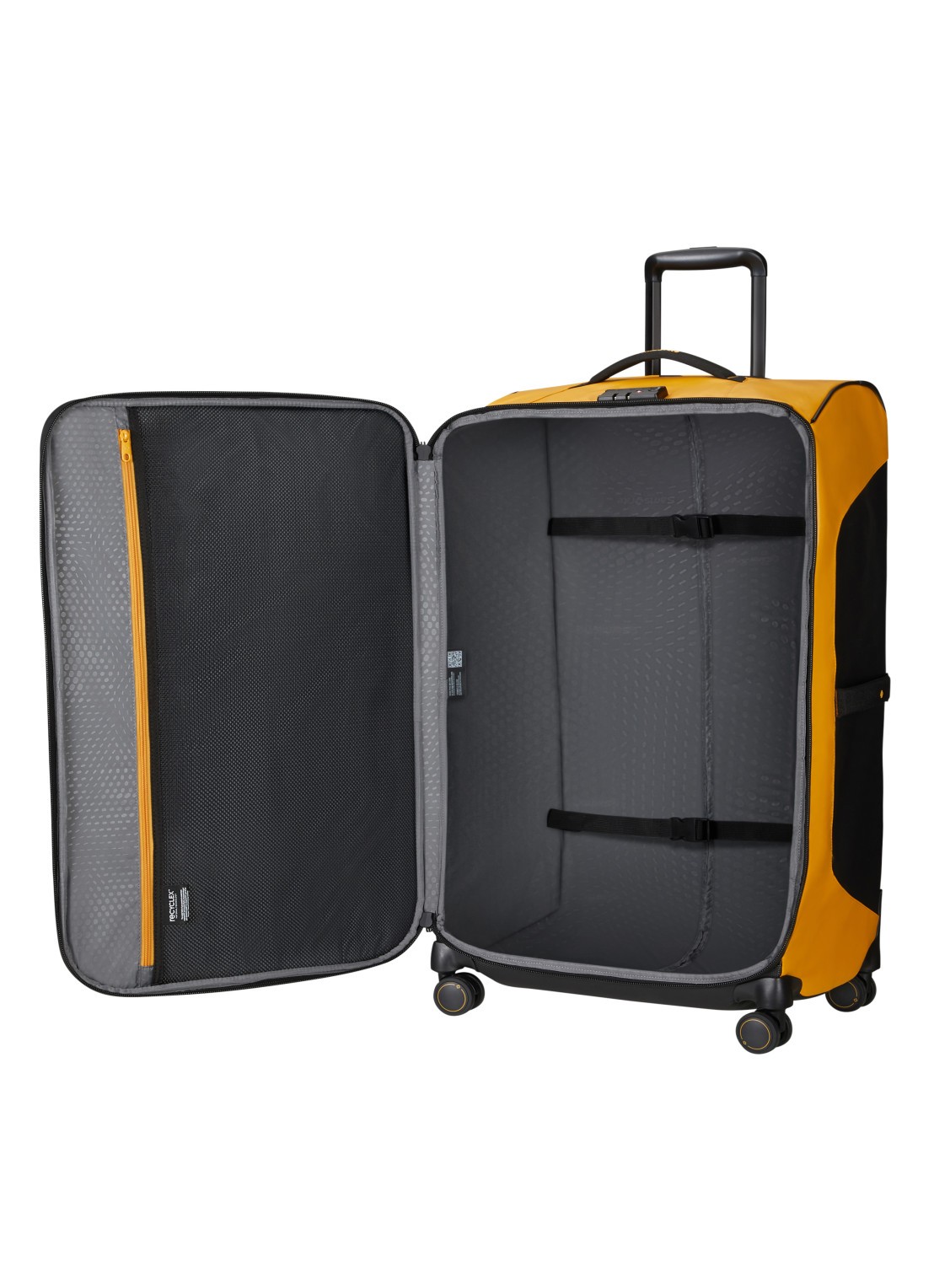 Samsonite diver Spinner 79 cm - detail 3 geel