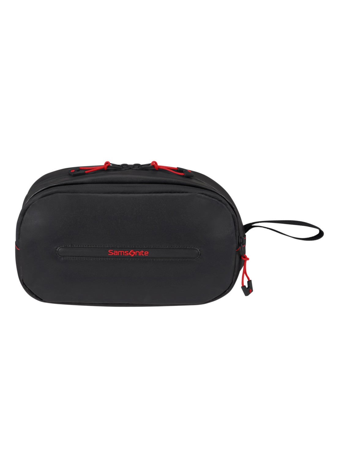 Samsonite diver toilettas met logo - voorkant zwart
