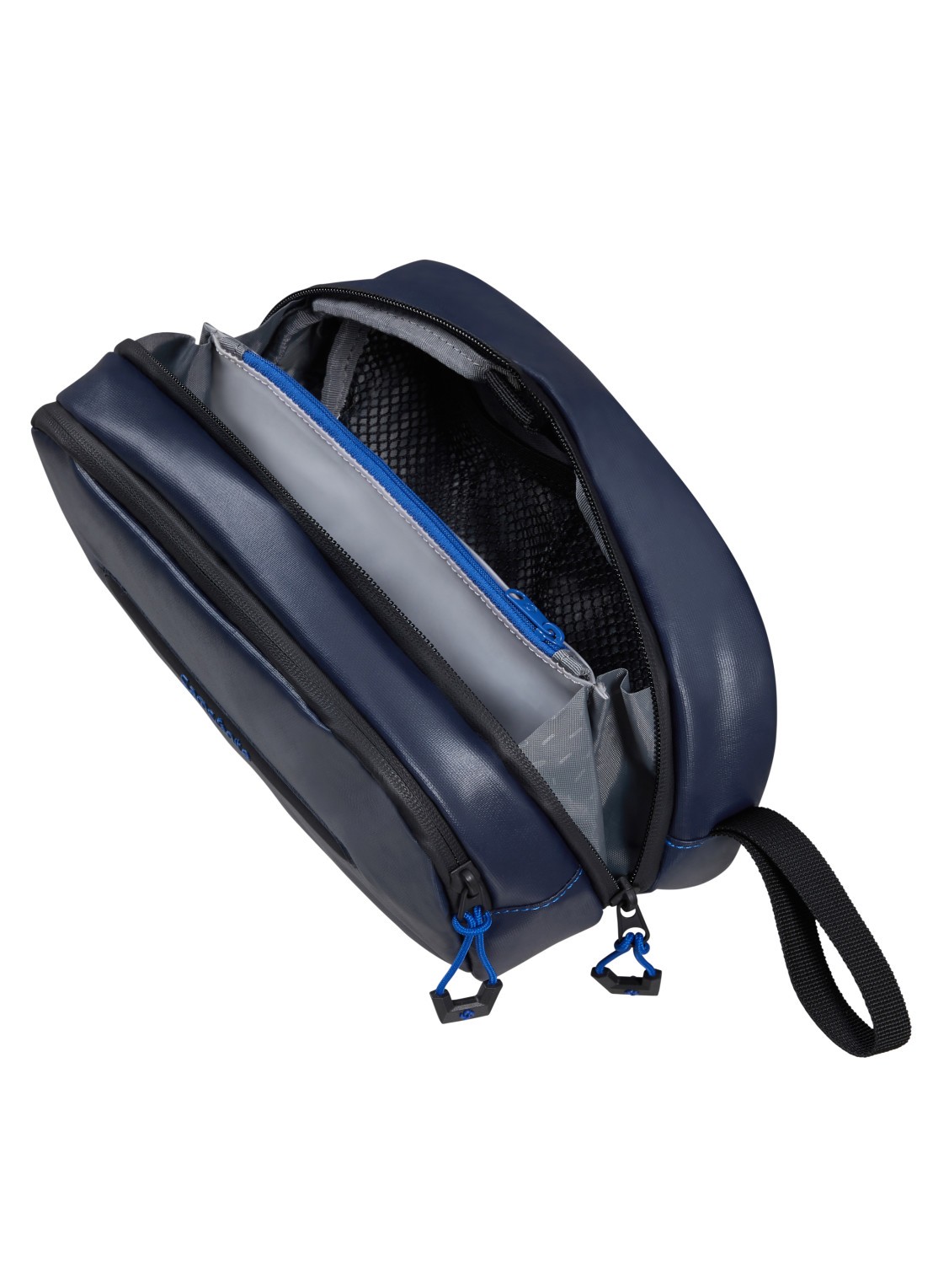 Samsonite diver toilettas met logo - detail 4 donkerblauw