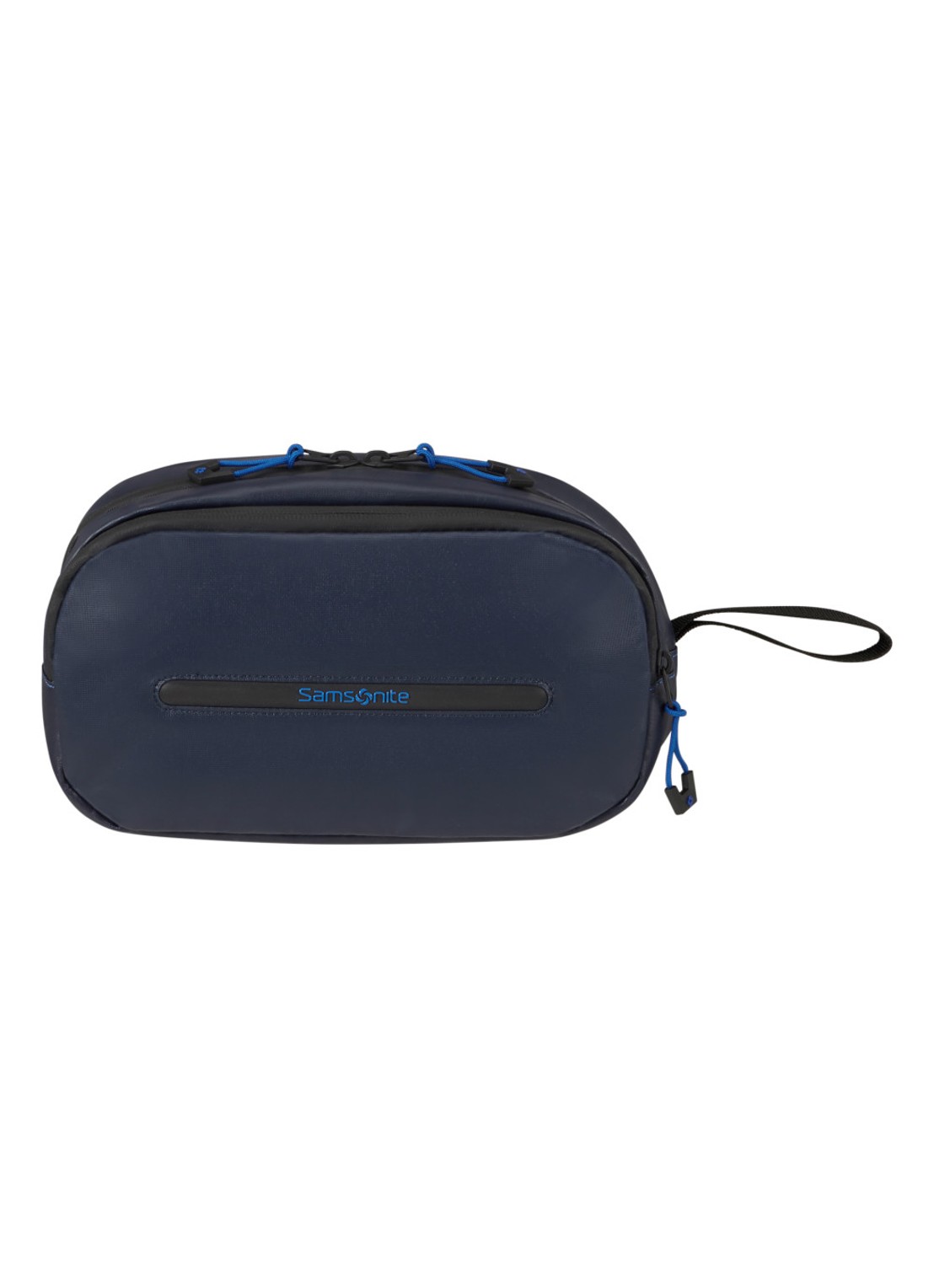 Samsonite diver toilettas met logo - voorkant donkerblauw