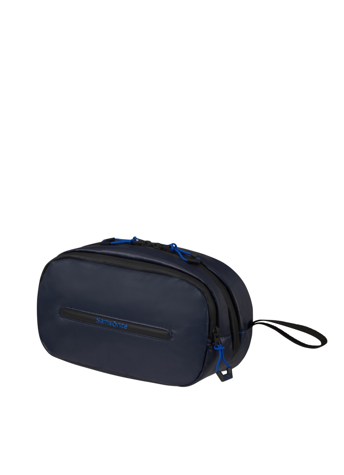 Samsonite diver toilettas met logo - voorkant 2 donkerblauw