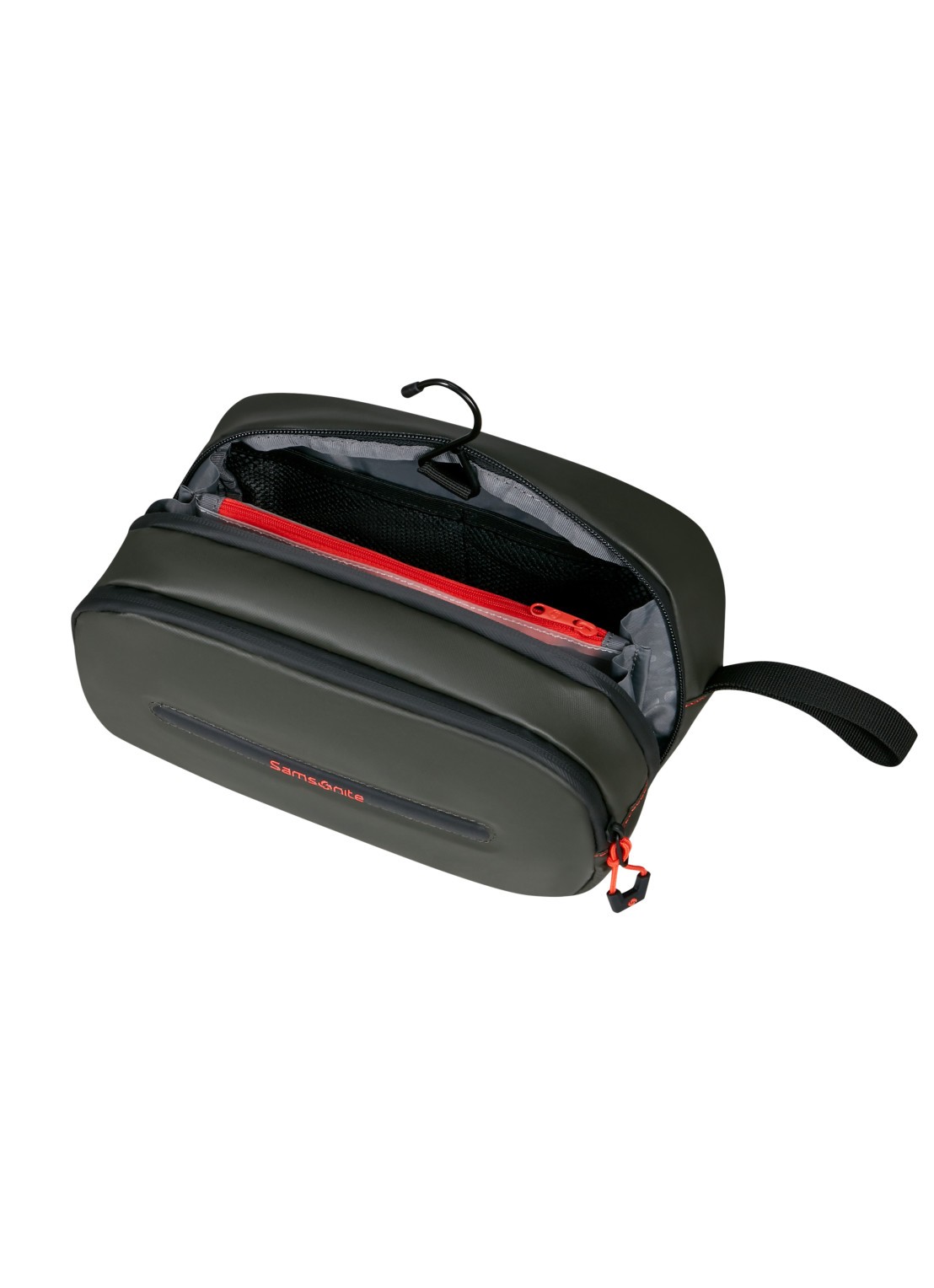 Samsonite diver toilettas met logo - achterkant climbing ivy / bronsgroen