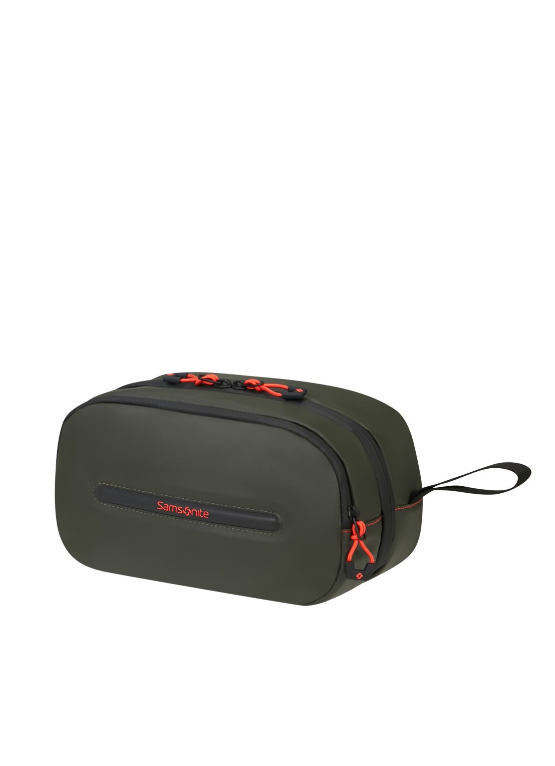 Samsonite diver toilettas met logo - voorkant 4 climbing ivy / bronsgroen