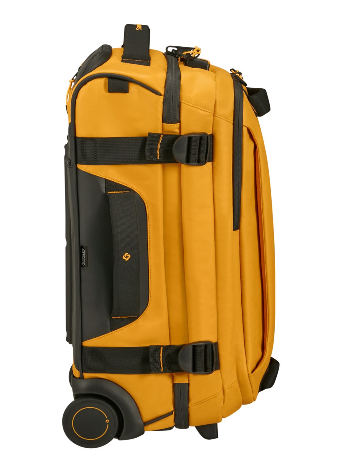 Samsonite diver trolley 55 cm - detail 2 okergeel