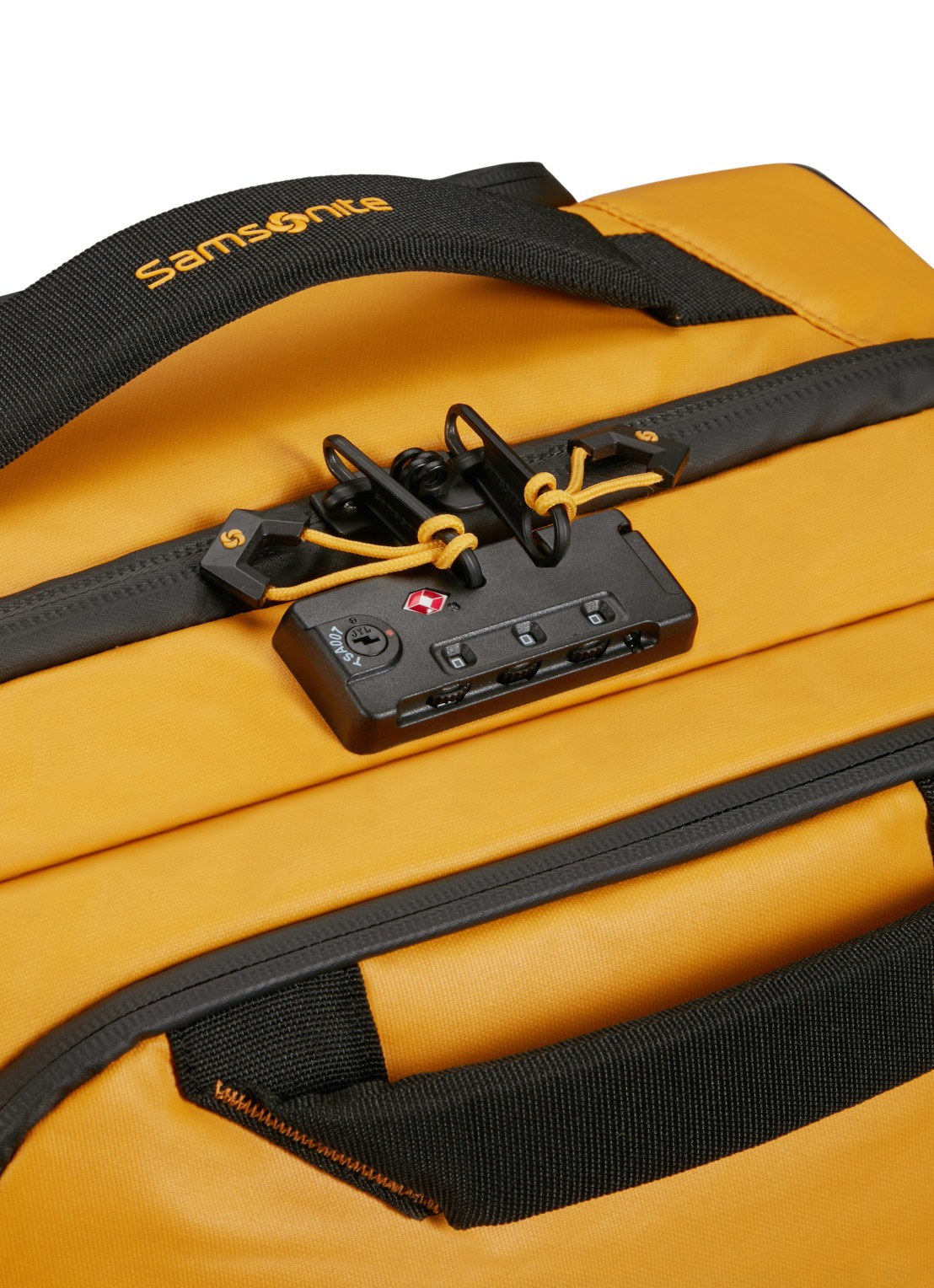 Samsonite diver trolley 55 cm - detail 4 okergeel