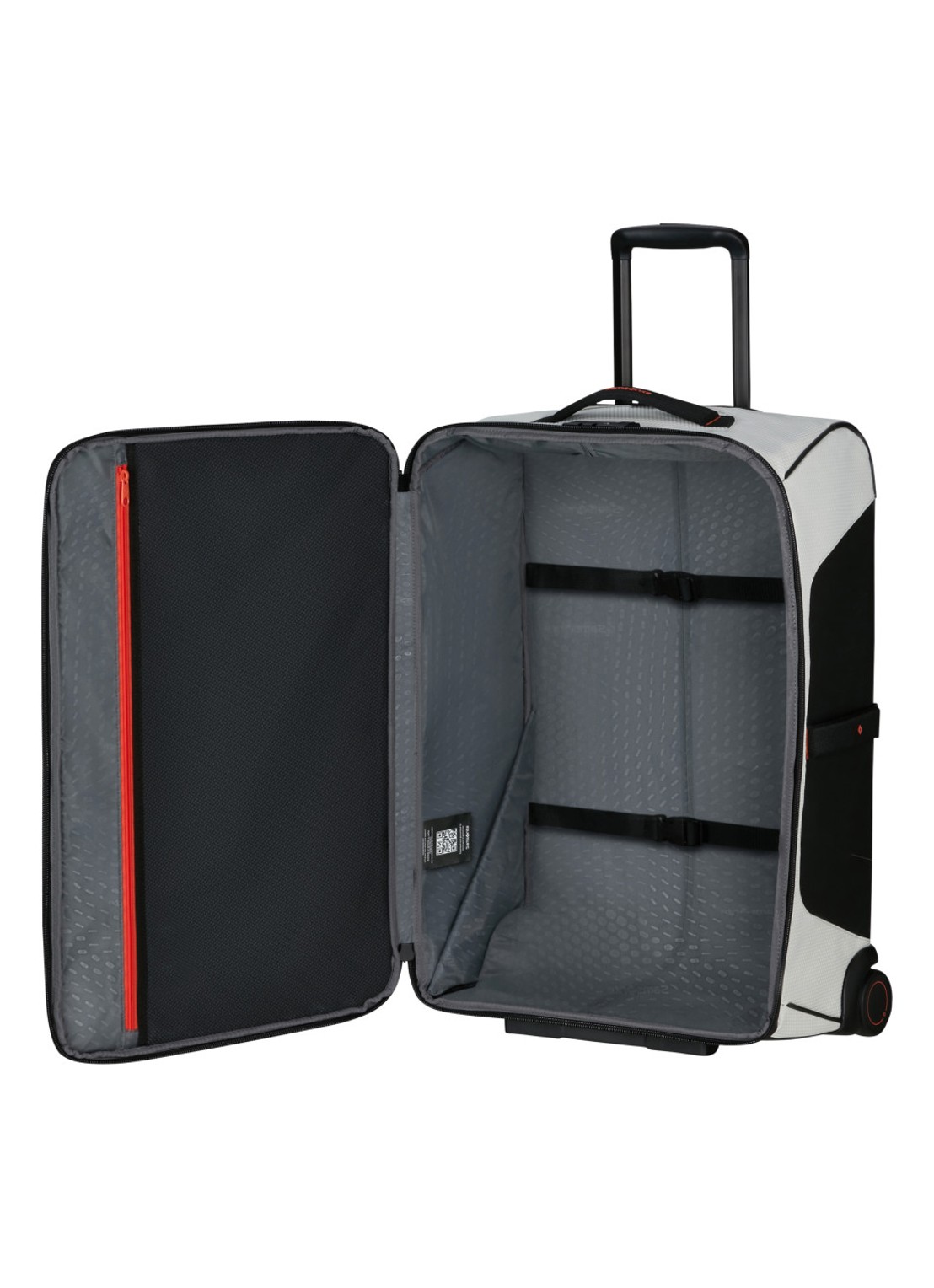 Samsonite diver trolley 67 cm - voorkant 3 cloud white