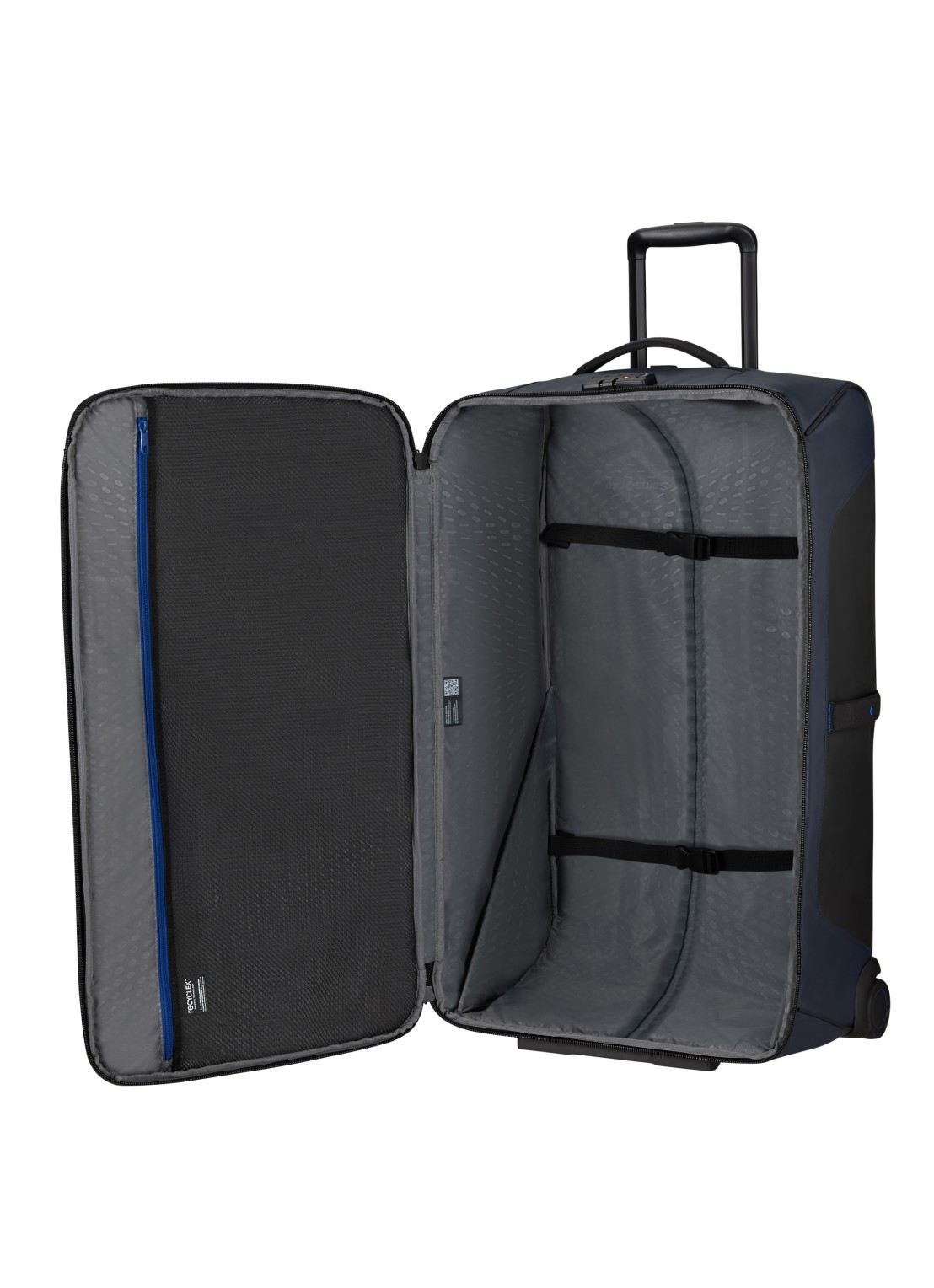 Samsonite diver trolley 79 cm - detail donkerblauw