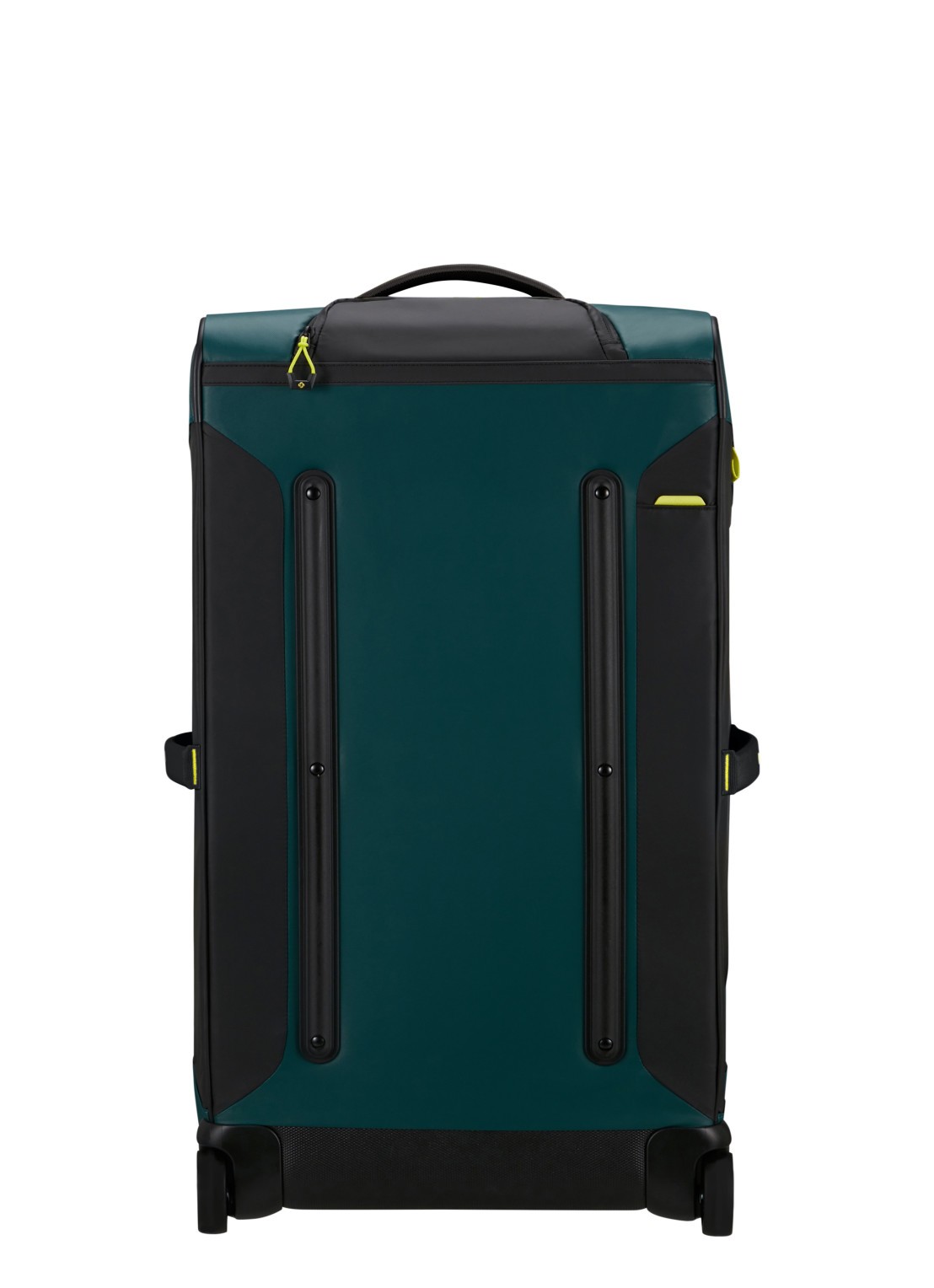 Samsonite diver trolley 79 cm - achterkant 4 dark teal / lime