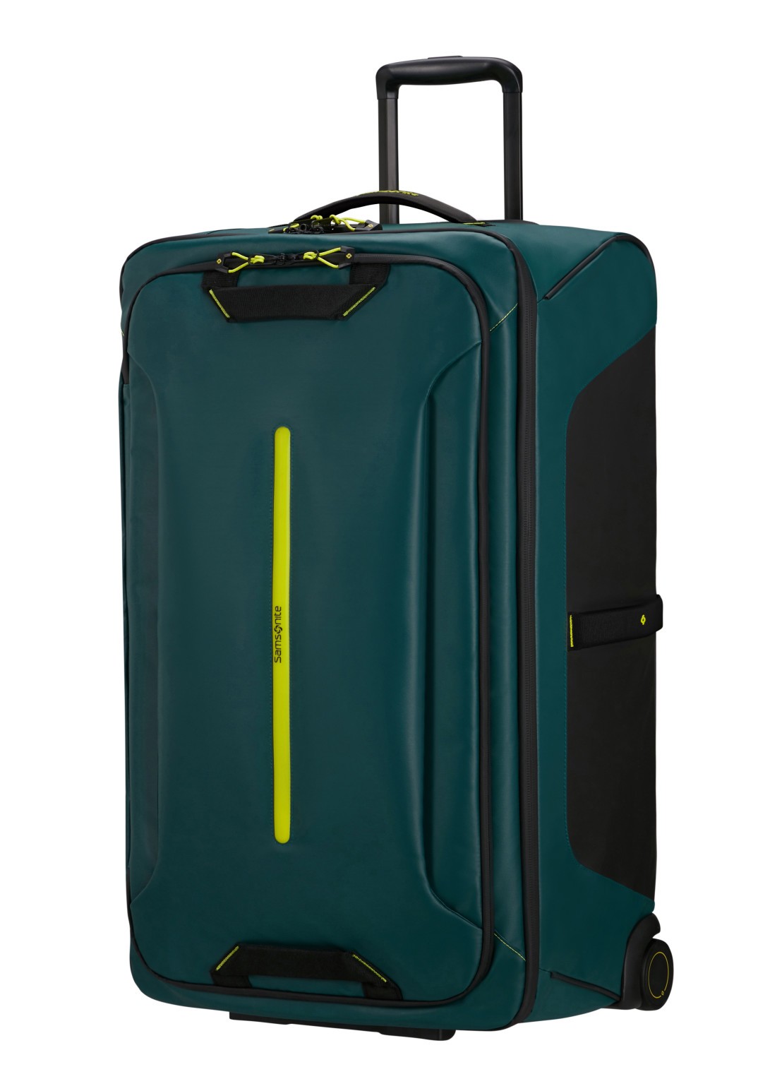 Samsonite diver trolley 79 cm - detail dark teal / lime