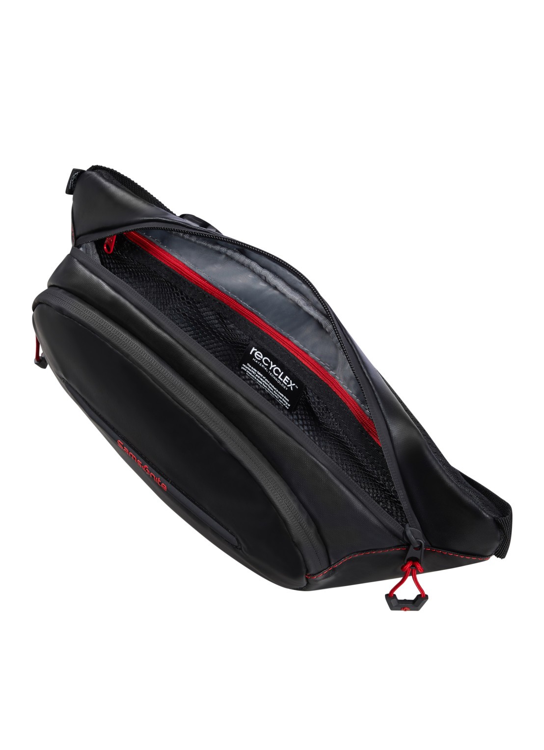 Samsonite diver waterafstotende heuptas met logo - detail 4 zwart