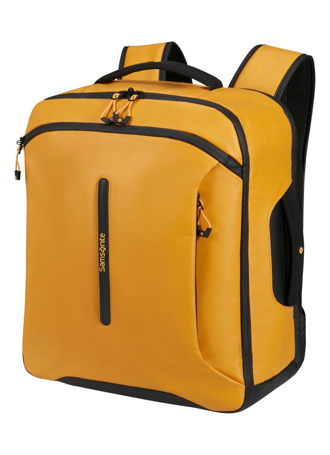 Samsonite Ecodiver M rugzak met 15,6 inch laptopvak - voorkant 3 geel