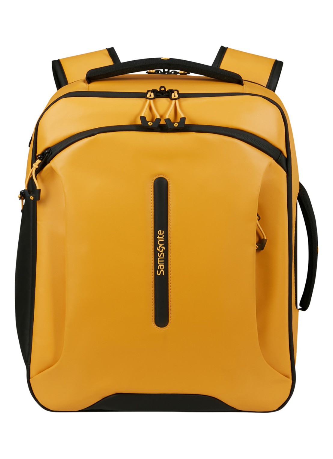 Samsonite Ecodiver S rugzak met 15,6 inch laptopvak - voorkant geel