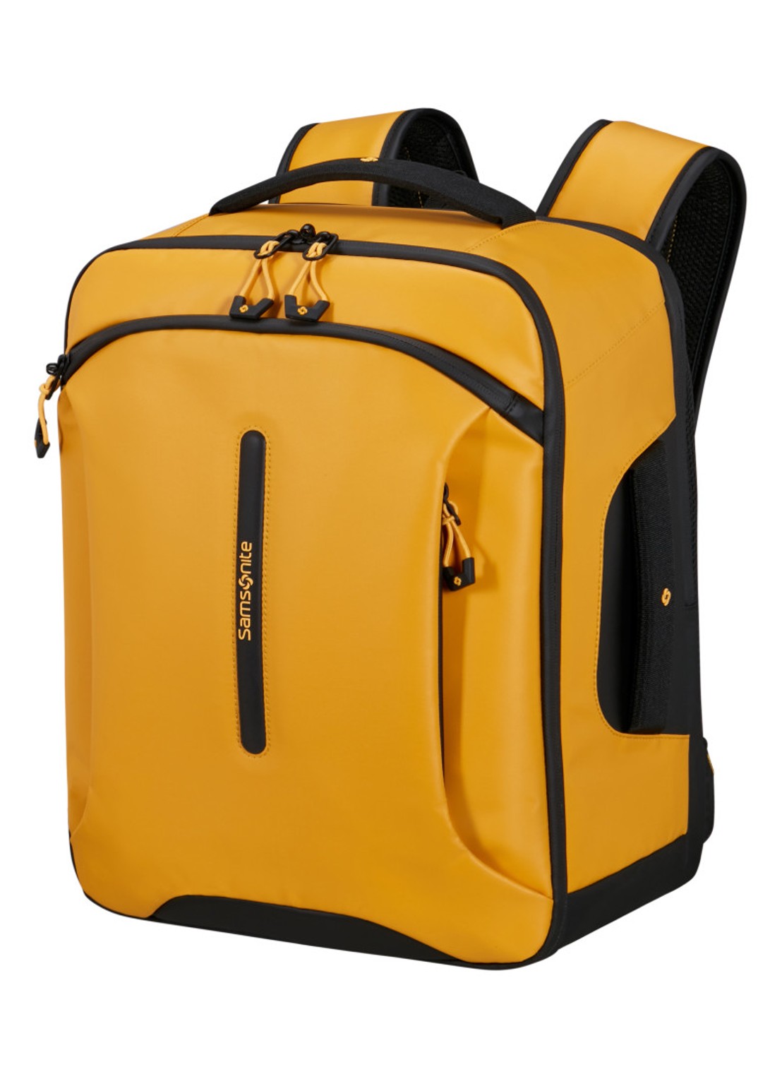 Samsonite Ecodiver S rugzak met 15,6 inch laptopvak - voorkant 2 geel