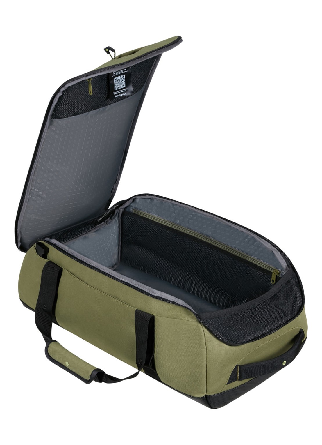 Samsonite Ecodiver S weekendtas - achterkant mosgroen
