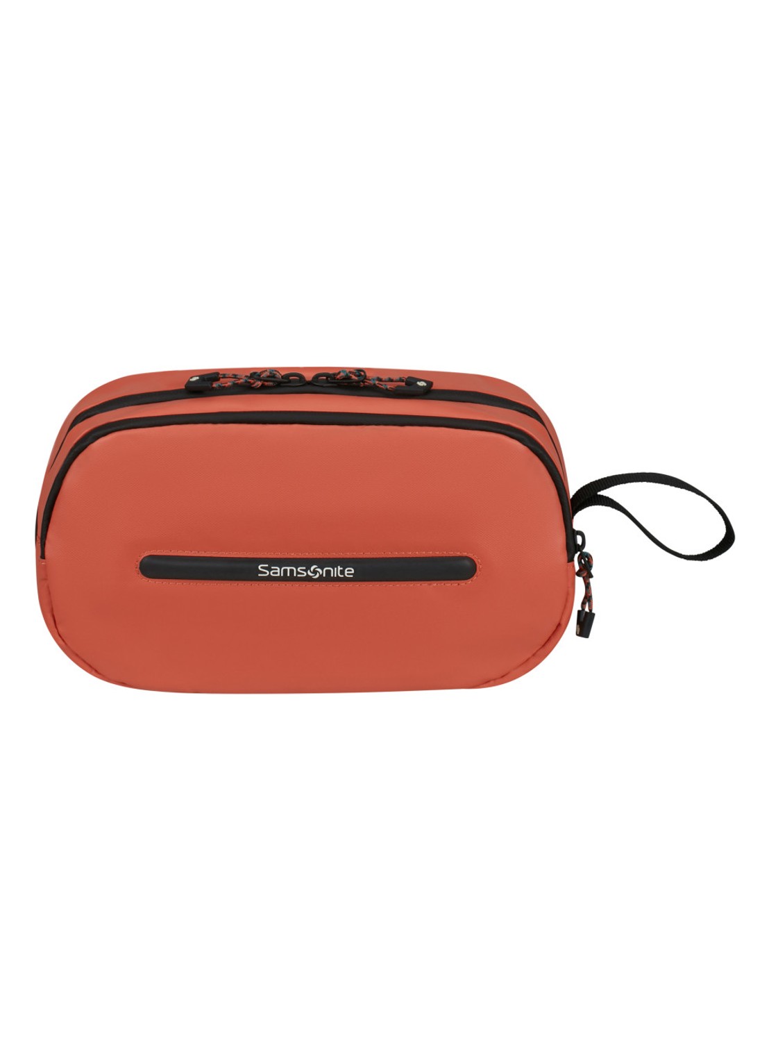 Samsonite Ecodiver toilettas - voorkant 2 oranjerood