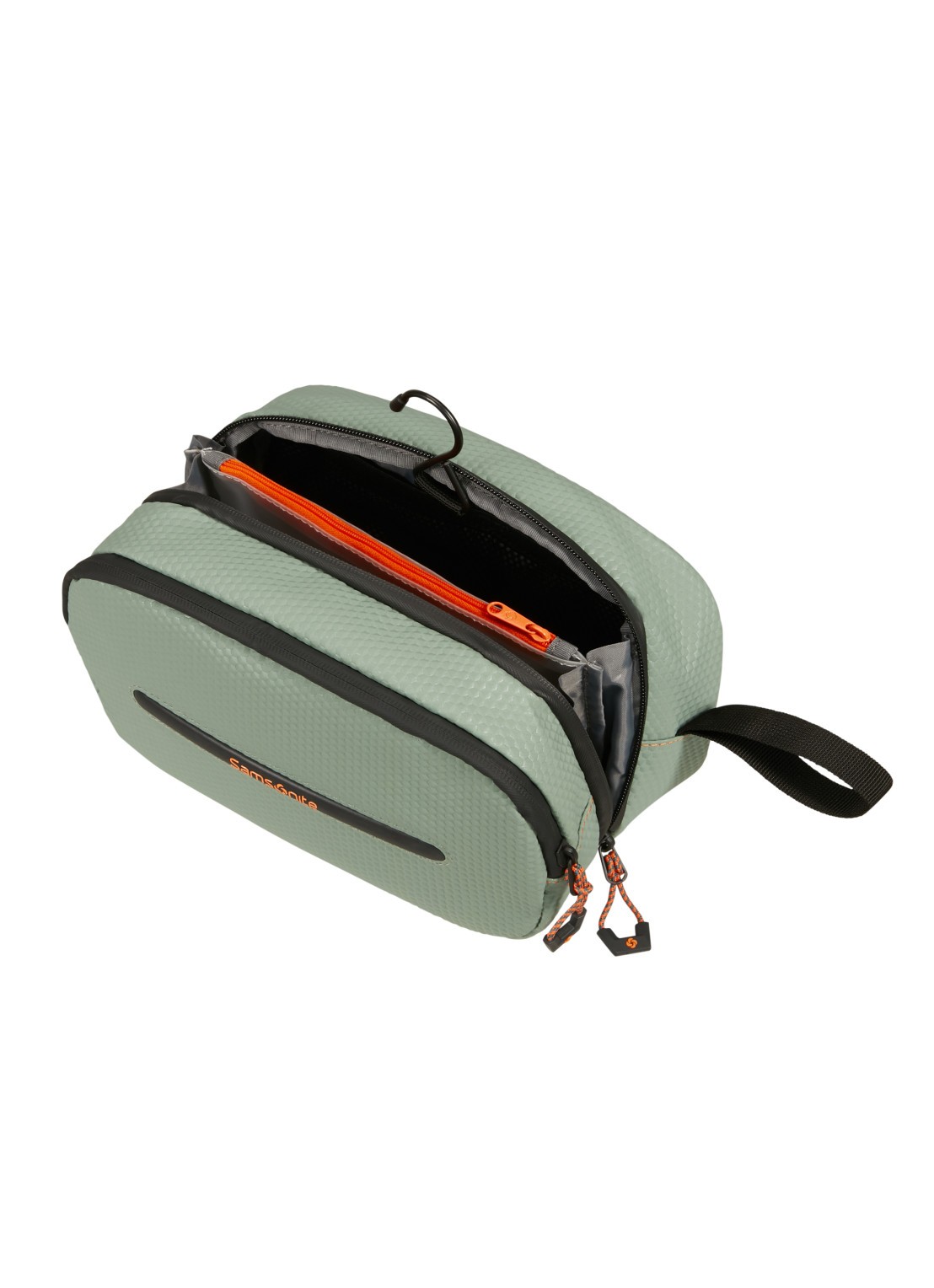 Samsonite Ecodiver toilettas - achterkant 3 lichtgroen