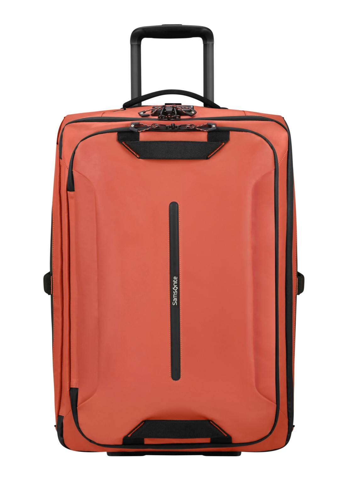 Samsonite Ecodiver trolley 67 cm - voorkant 5 oranjerood