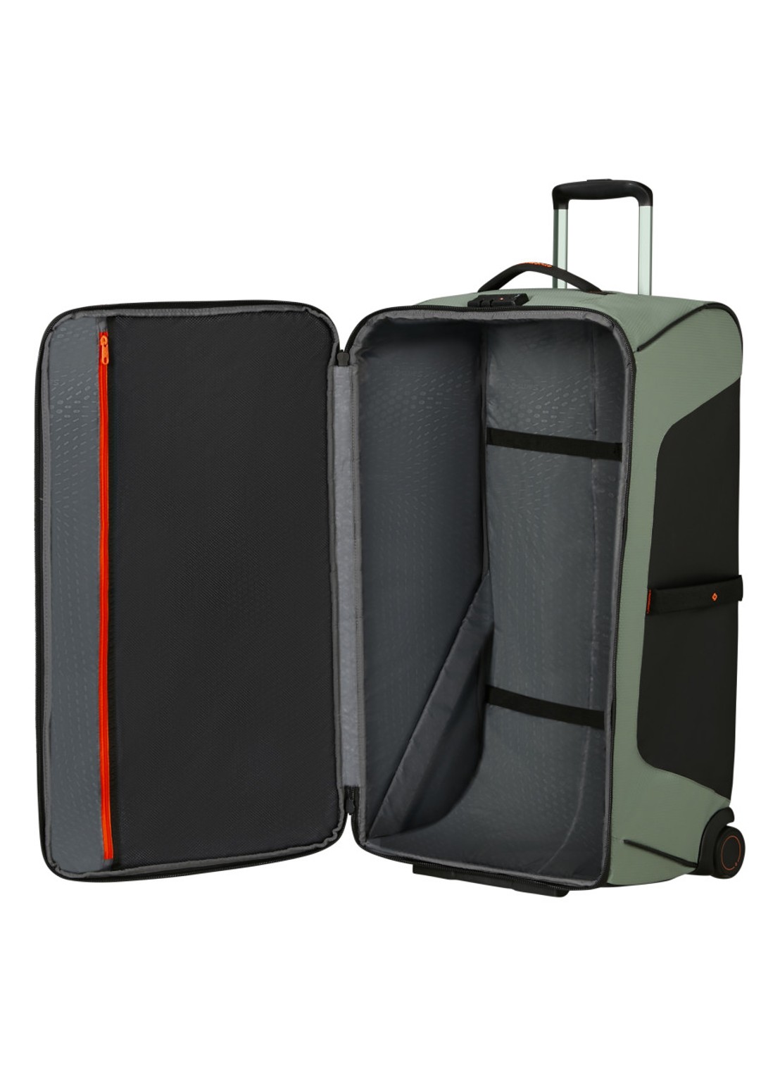 Samsonite Ecodiver trolley 79 cm - achterkant lichtgroen