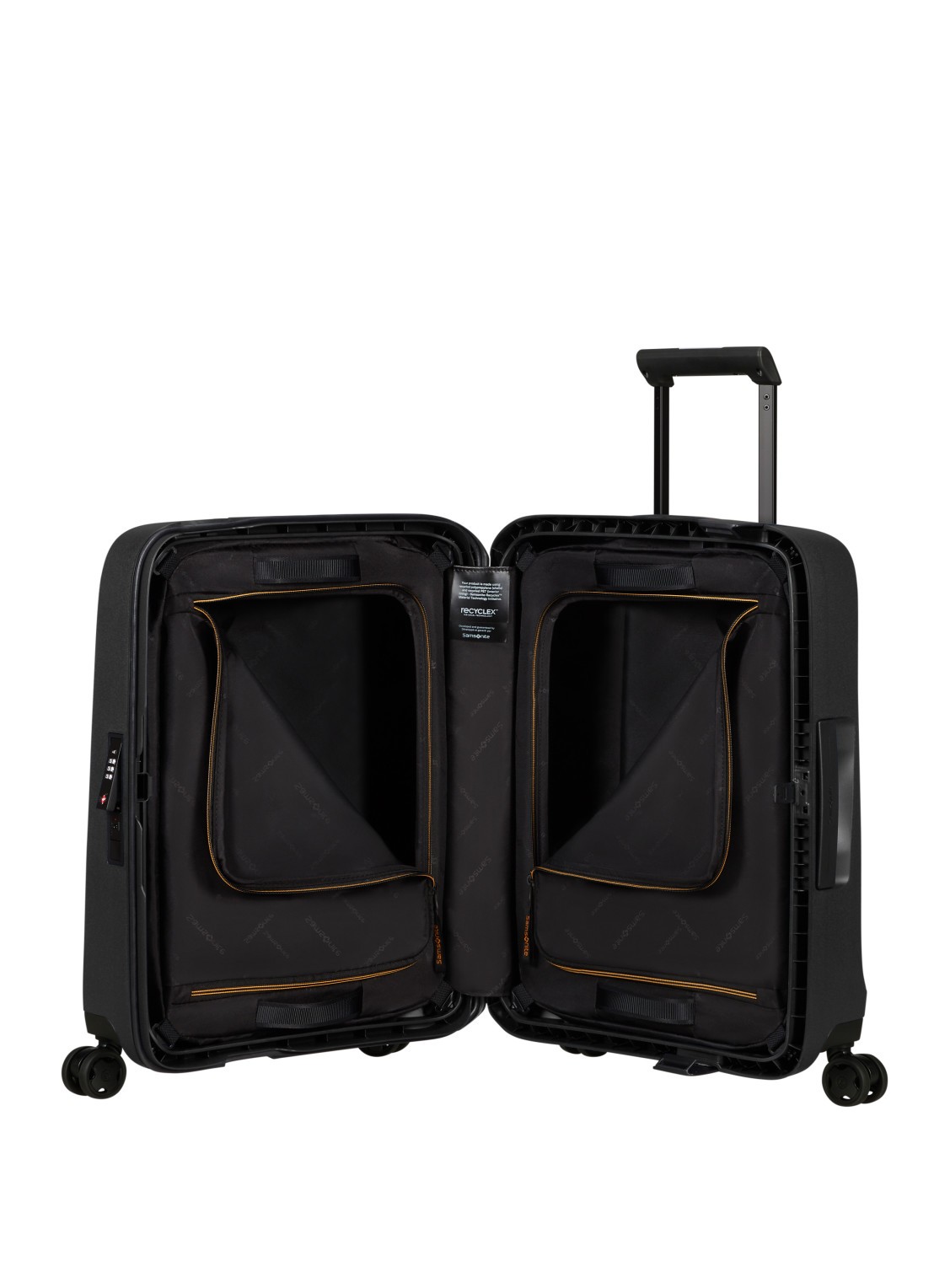 Samsonite Essens spinner 55 cm - detail zwart