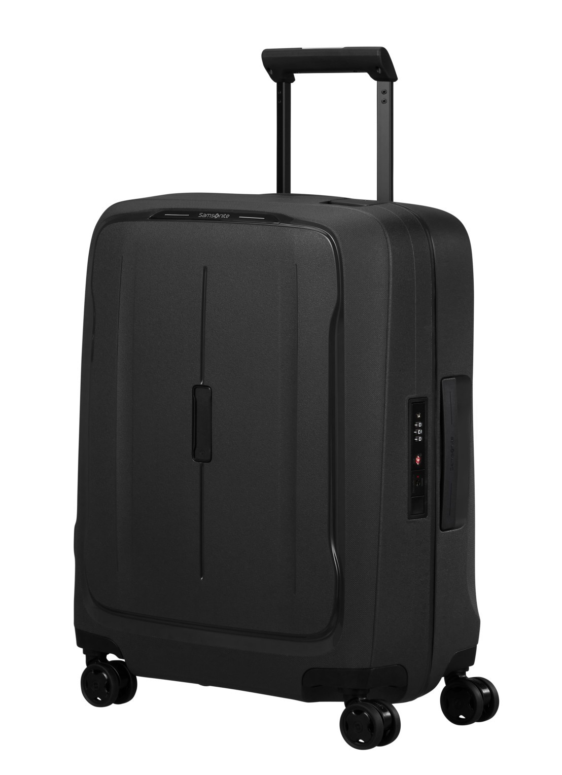Samsonite Essens spinner 55 cm - voorkant 8 zwart
