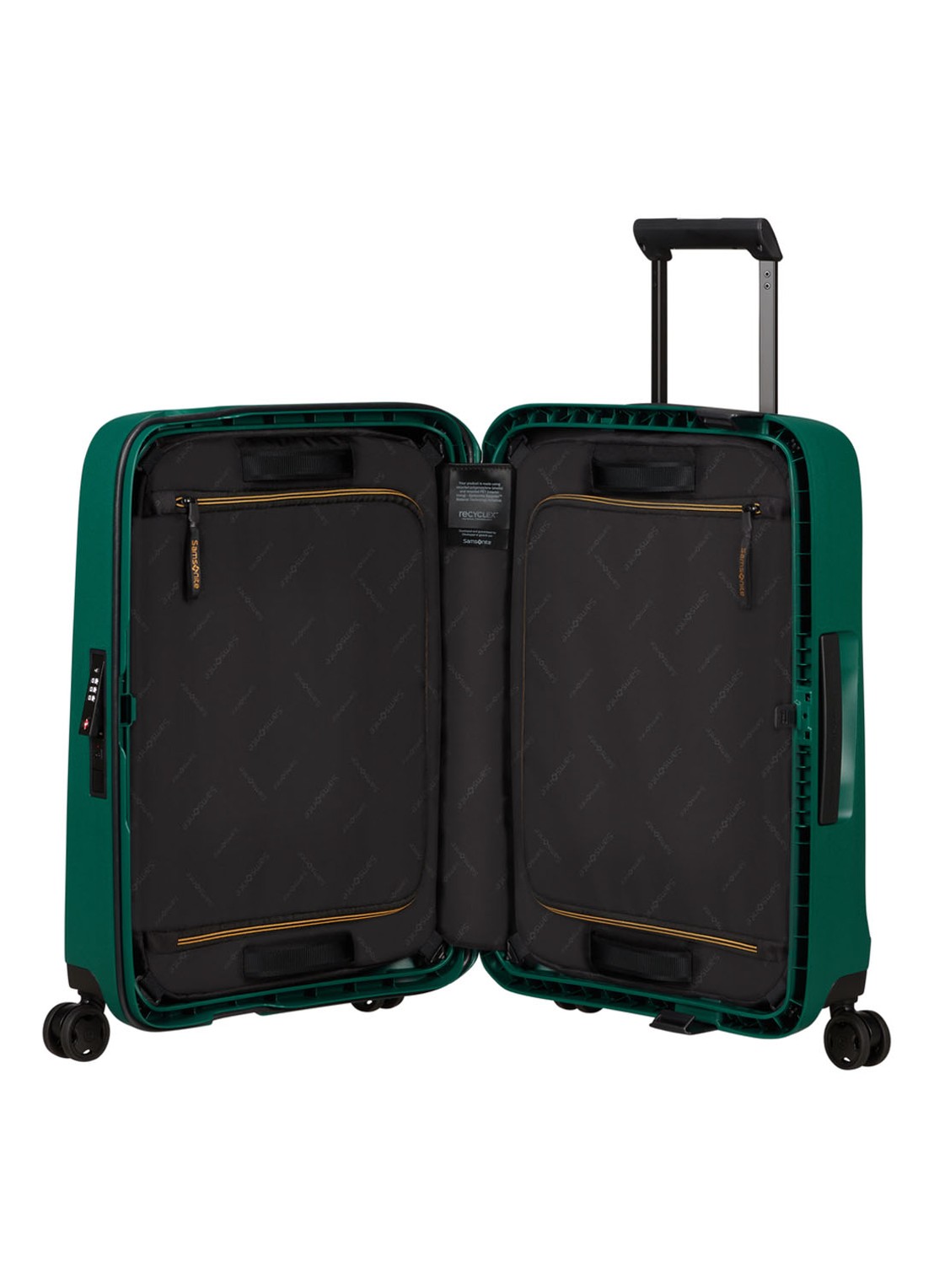 Samsonite Essens spinner 55 cm - achterkant groen