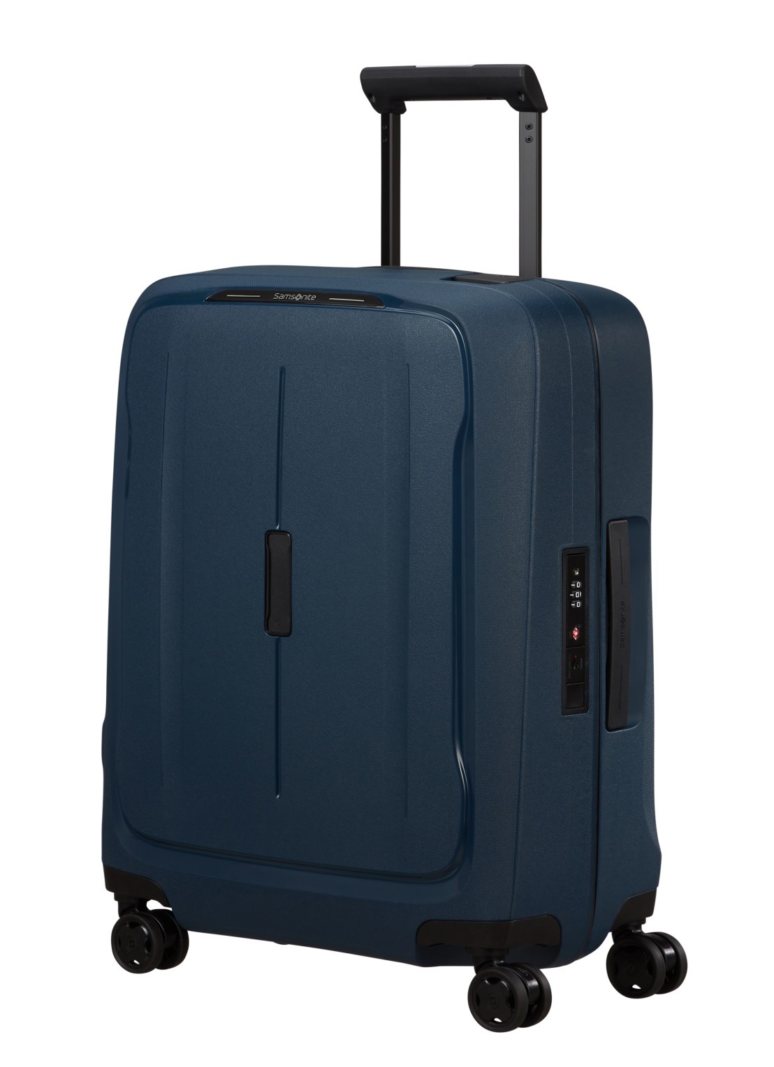 Samsonite Essens spinner 55 cm - voorkant 2 donkerblauw