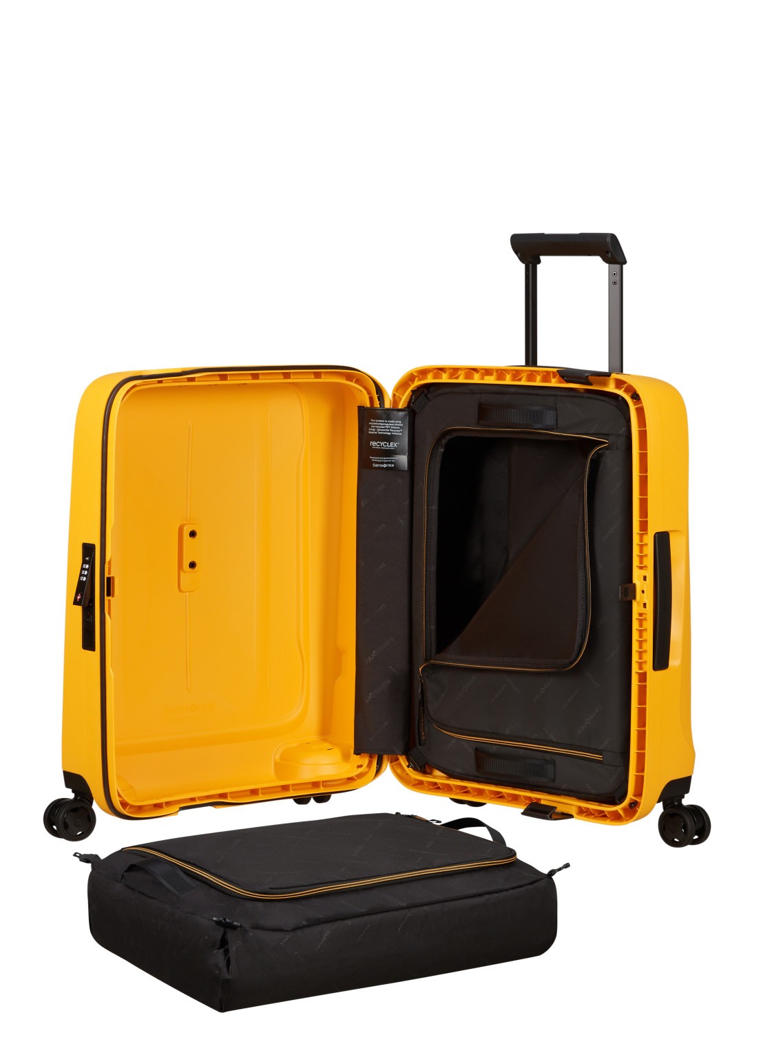 Samsonite Essens spinner 55 cm - detail 2 abrikoos
