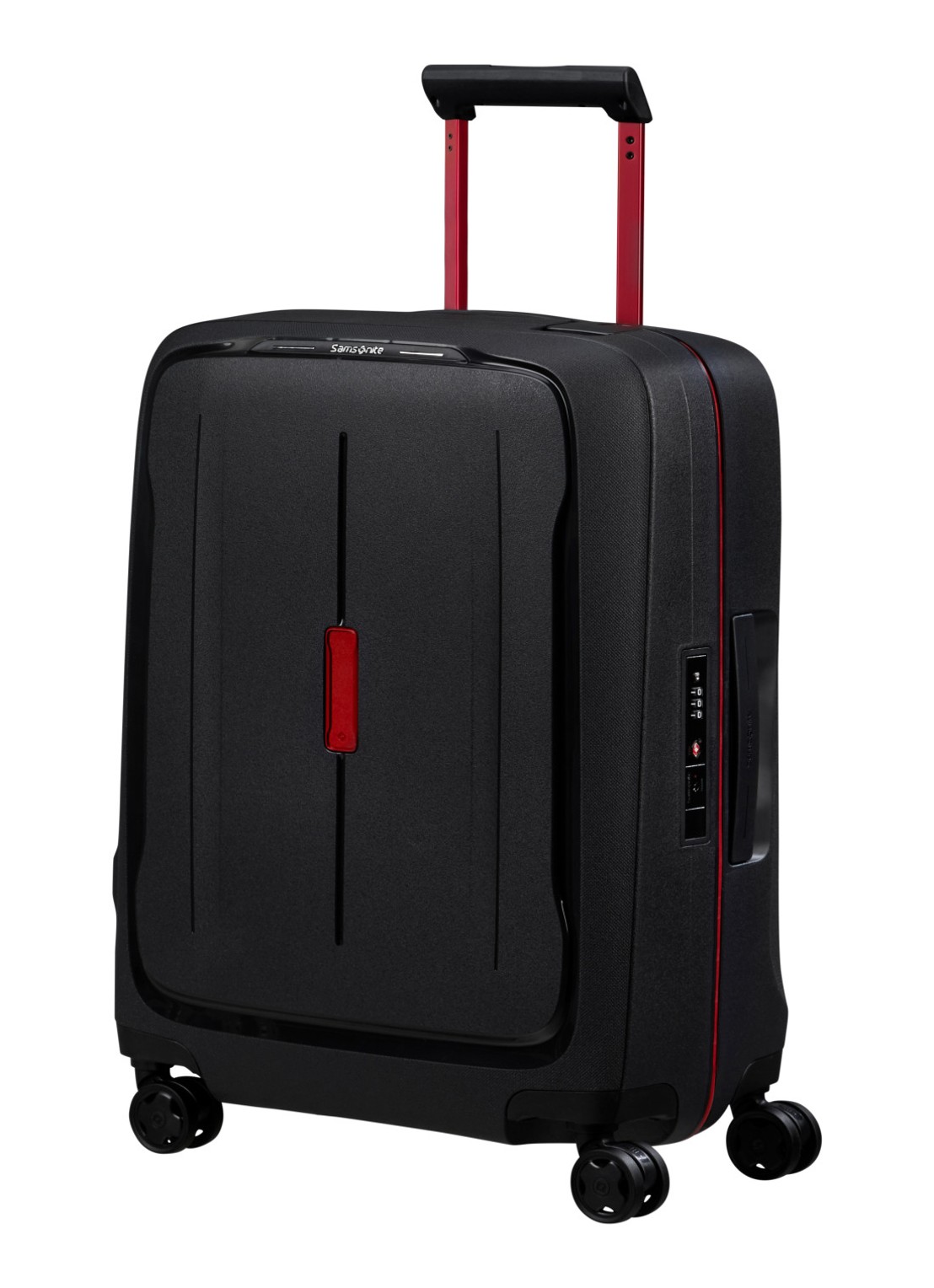 Samsonite Essens spinner 55 cm - detail zwart