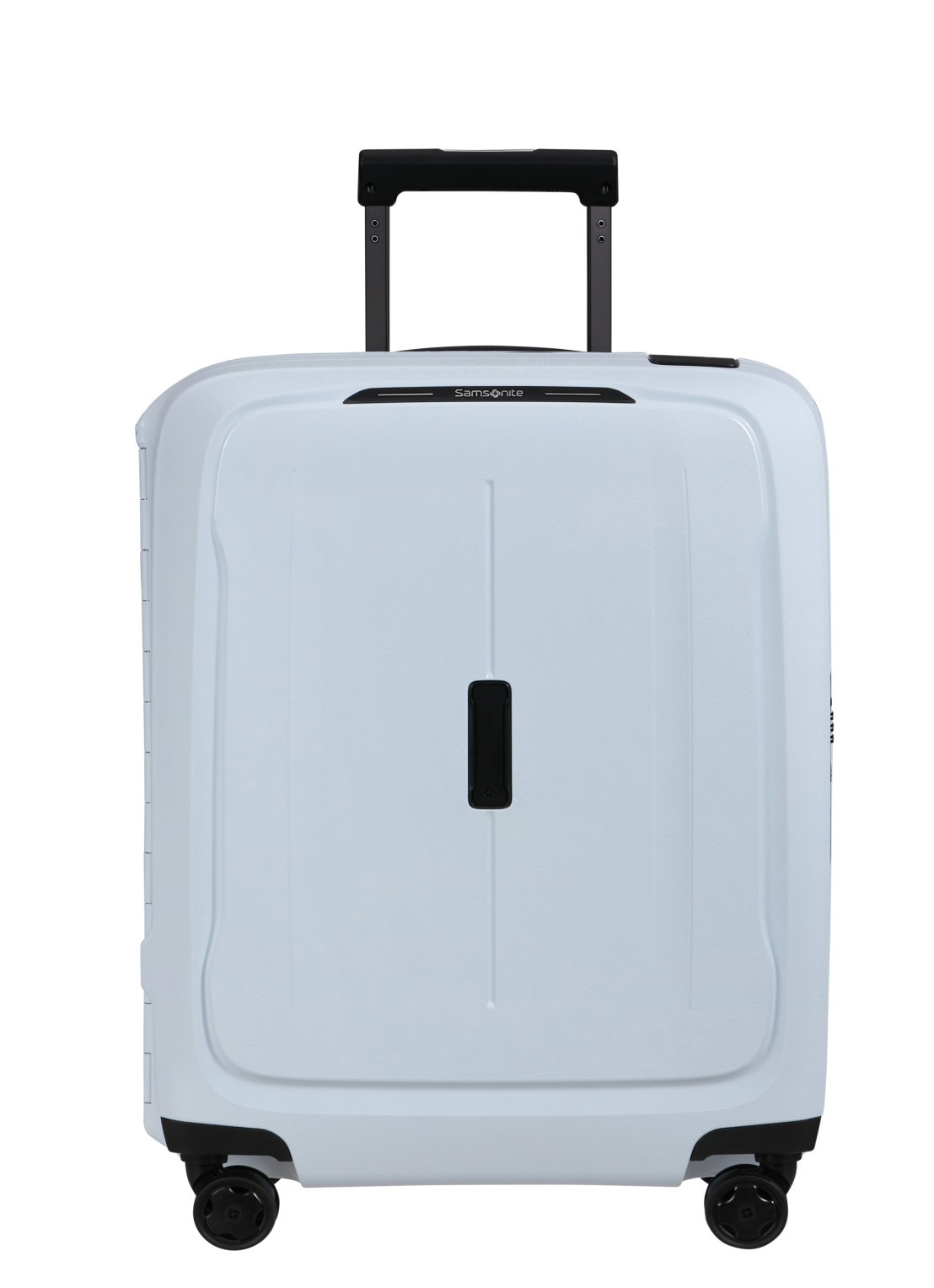 Samsonite Essens spinner 55 cm - voorkant glacier / lichtblauw